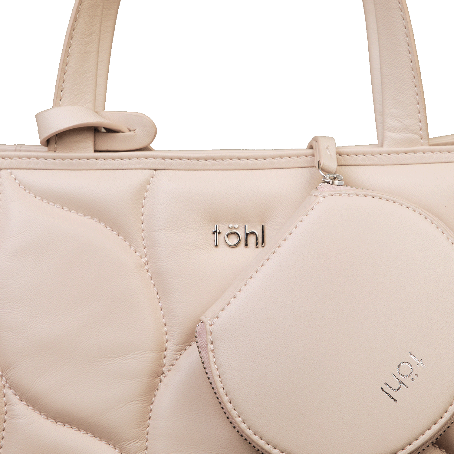 TESSA WOMEN'S TOTE BAG - POWDER PINK