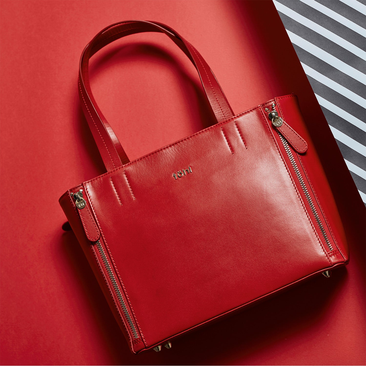 VARICK WOMEN'S TOTE BAG - SPICE RED