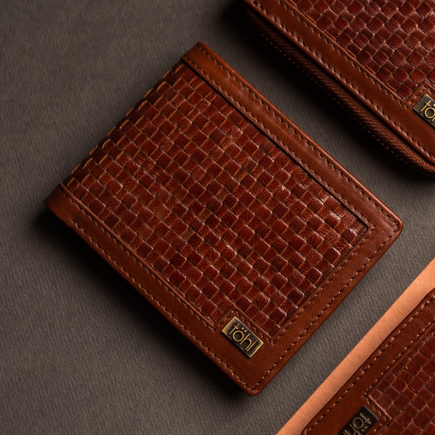 BRIDGE MEN'S PASSCASE WALLET - VINTAGE TAN