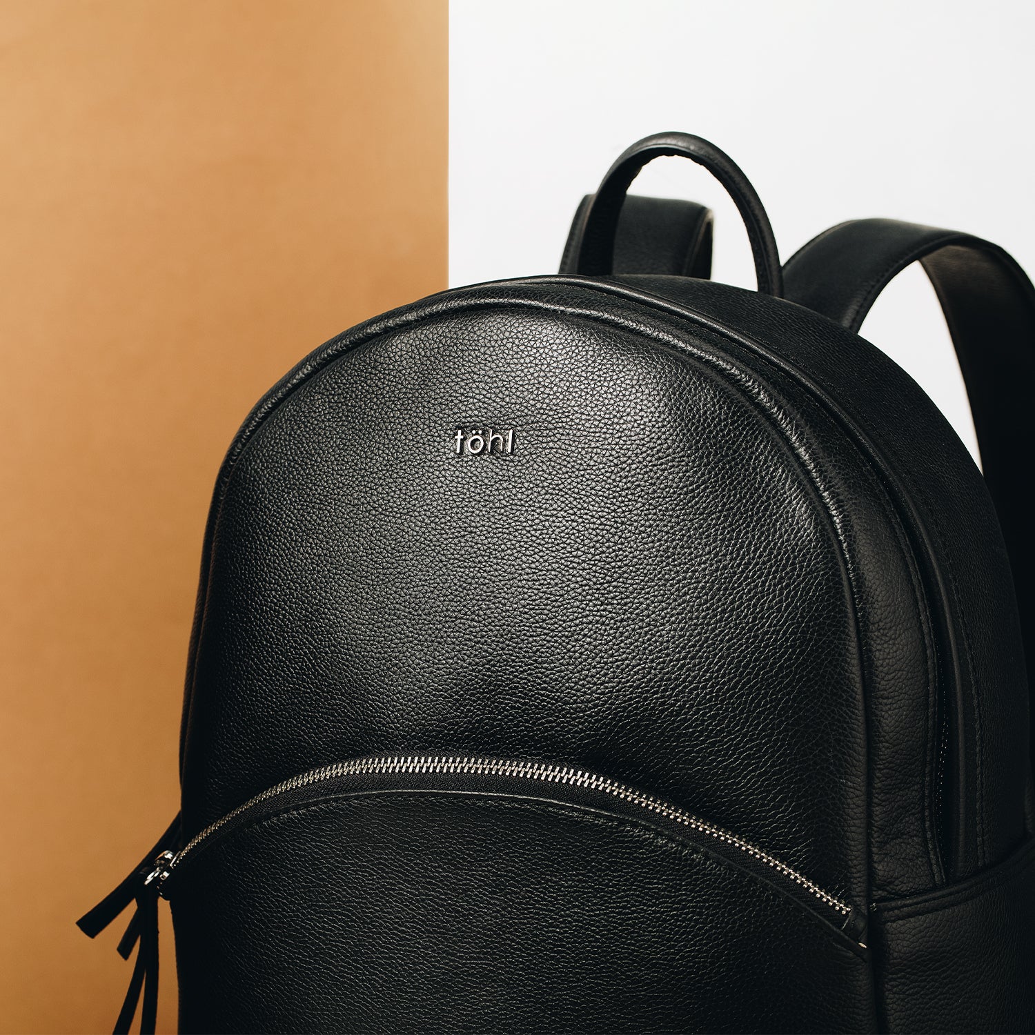 முதுகுப்பை வழியாக செனா பெண்களுக்கான ஜிப் - கரி கருப்பு