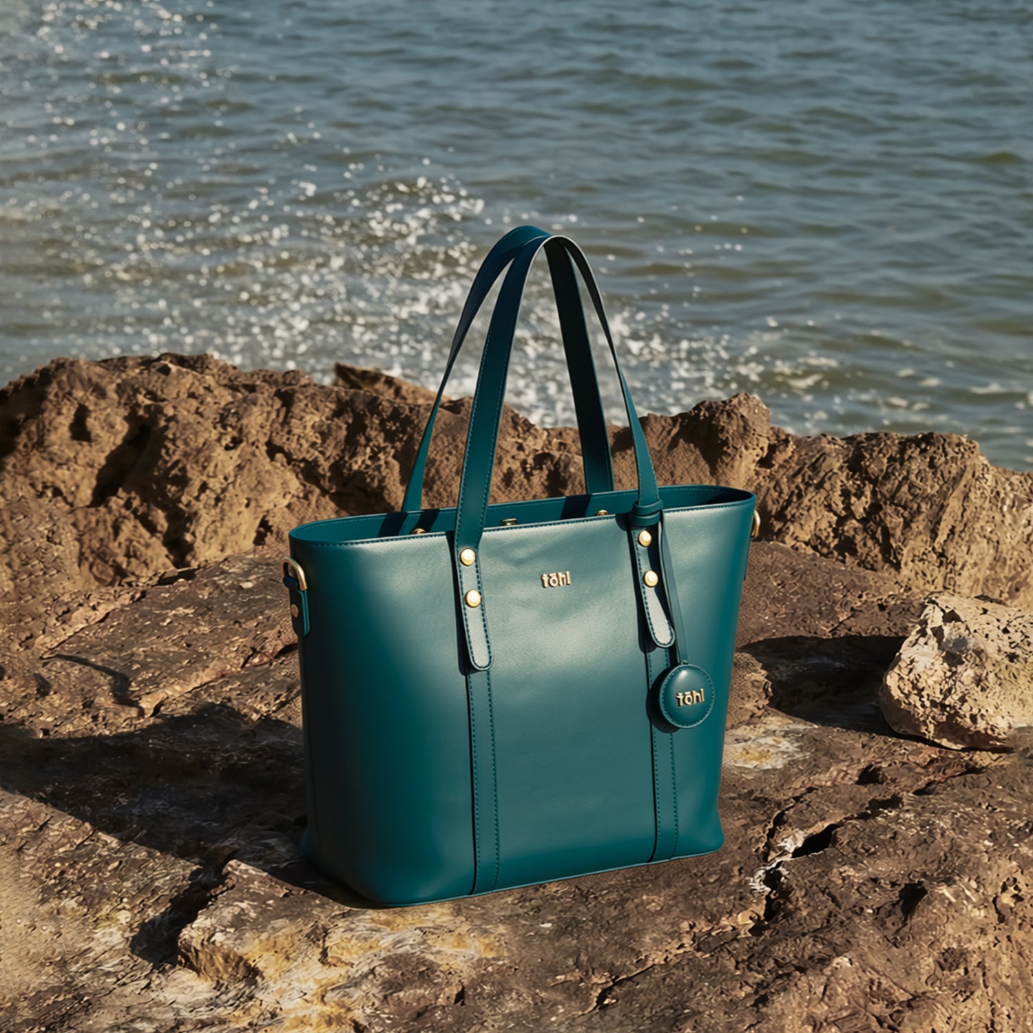 DORRI WOMEN'S TOTE BAG - TEAL DORRI WOMEN'S TOTE BAG - TEAL
