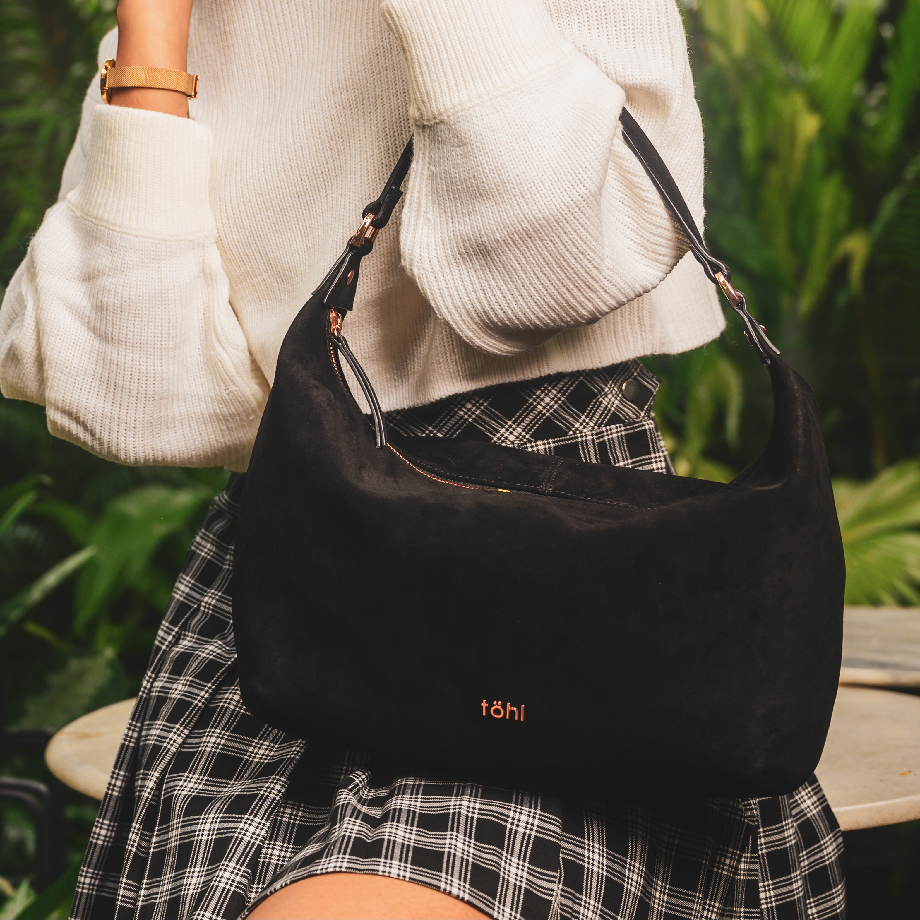 COVE WOMEN'S SHOULDER BAG - BLACK