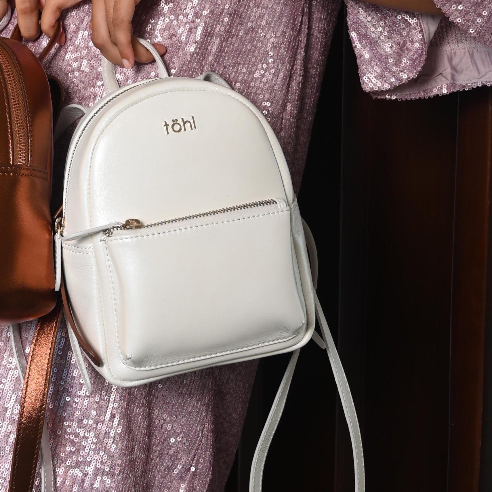 NEVERN WOMEN'S BACKPACK - PEARL WEISS