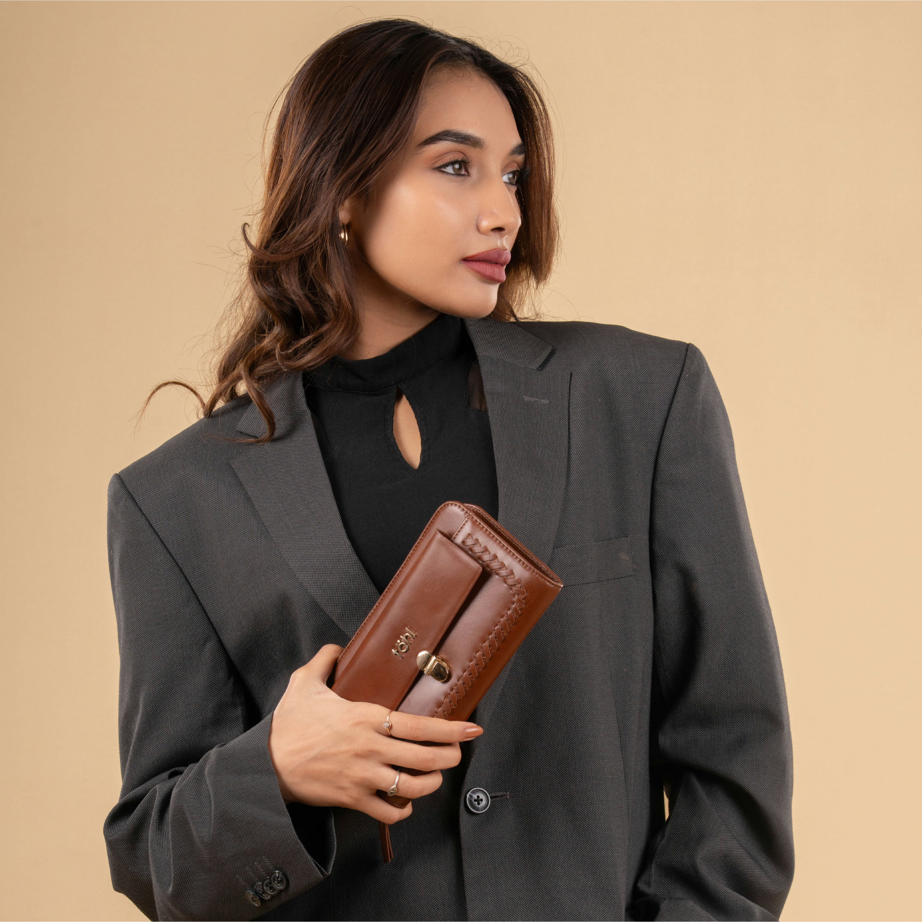 DUMONT WOMEN'S WALLET - VINTAGE TAN