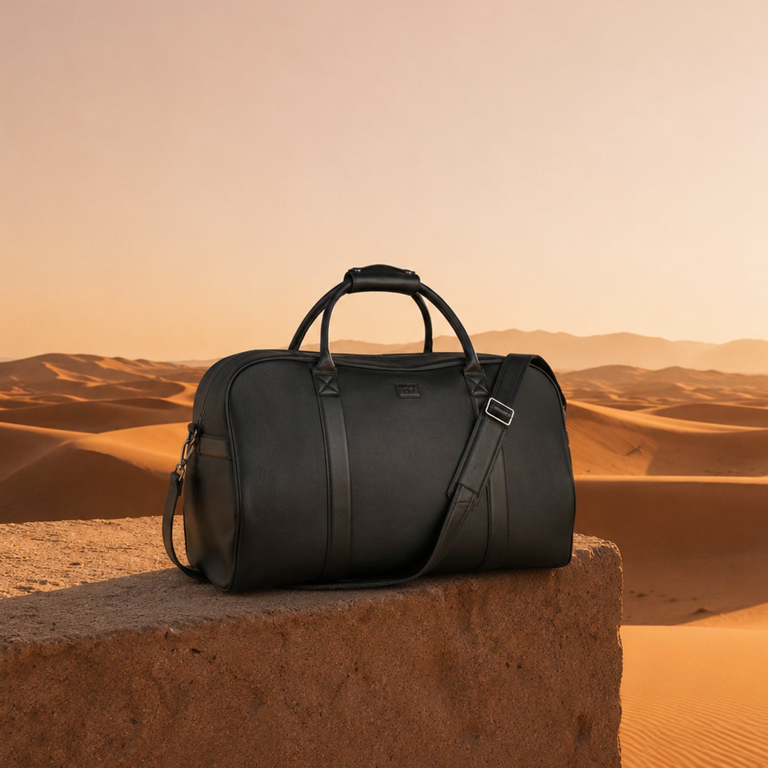EROS MEN'S DUFFLE BAG - BLACK