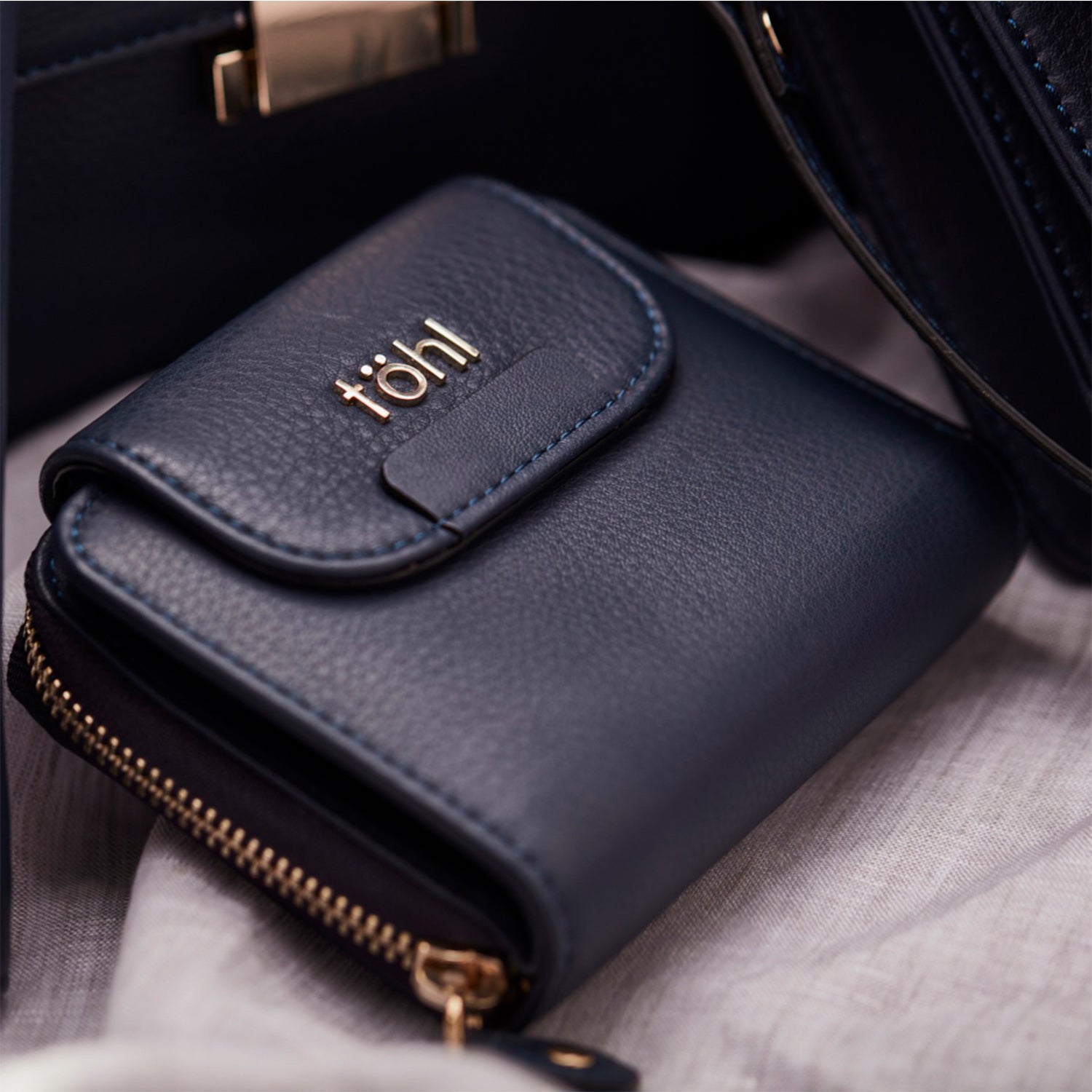 FINSBURY MINI WOMEN'S WALLET - NAVY