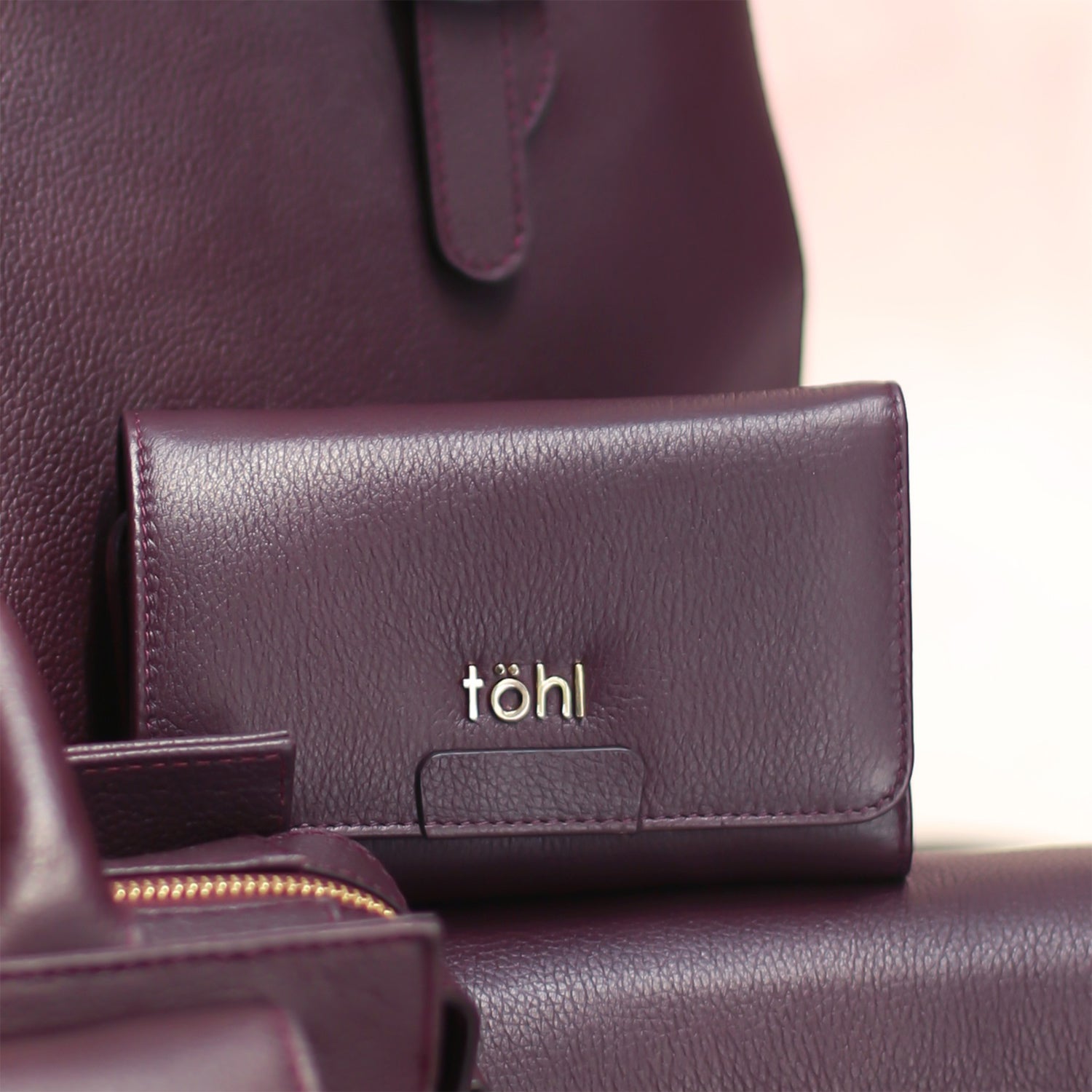 FINSBURY WOMEN'S WALLET - PLUM