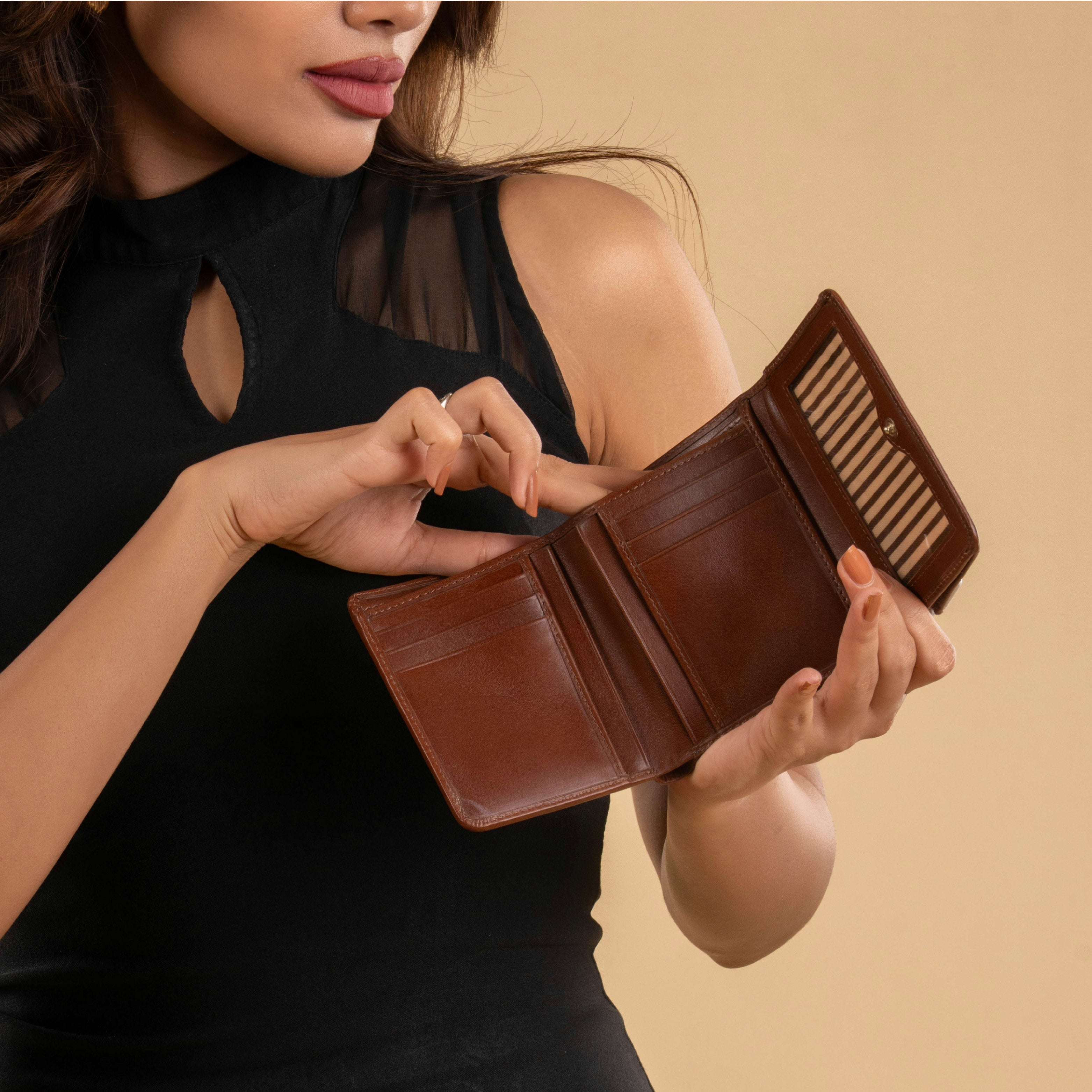 HARRIET WOMEN'S WALLET - VINTAGE TAN