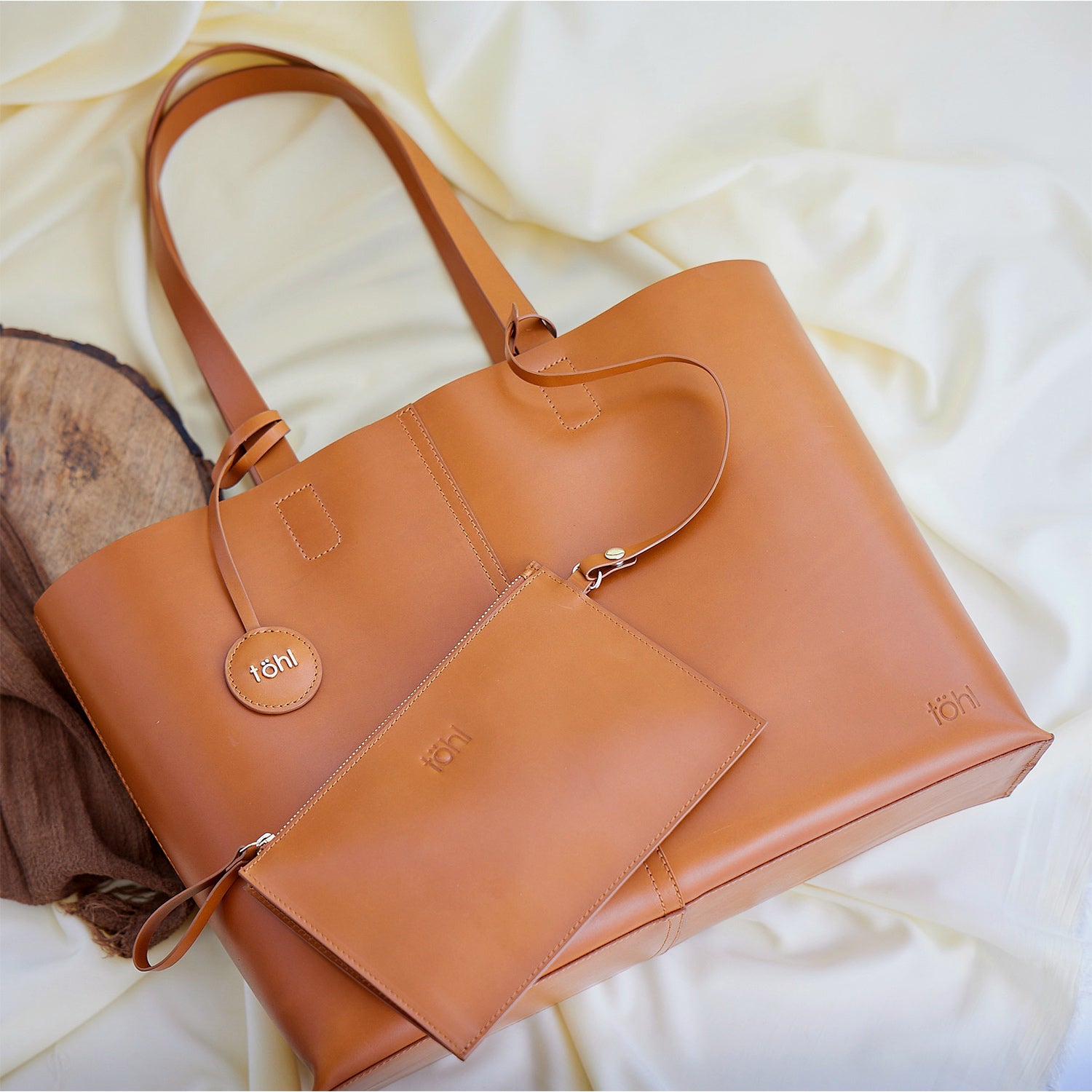 LANA WOMEN’S SHOPPER - HONEY