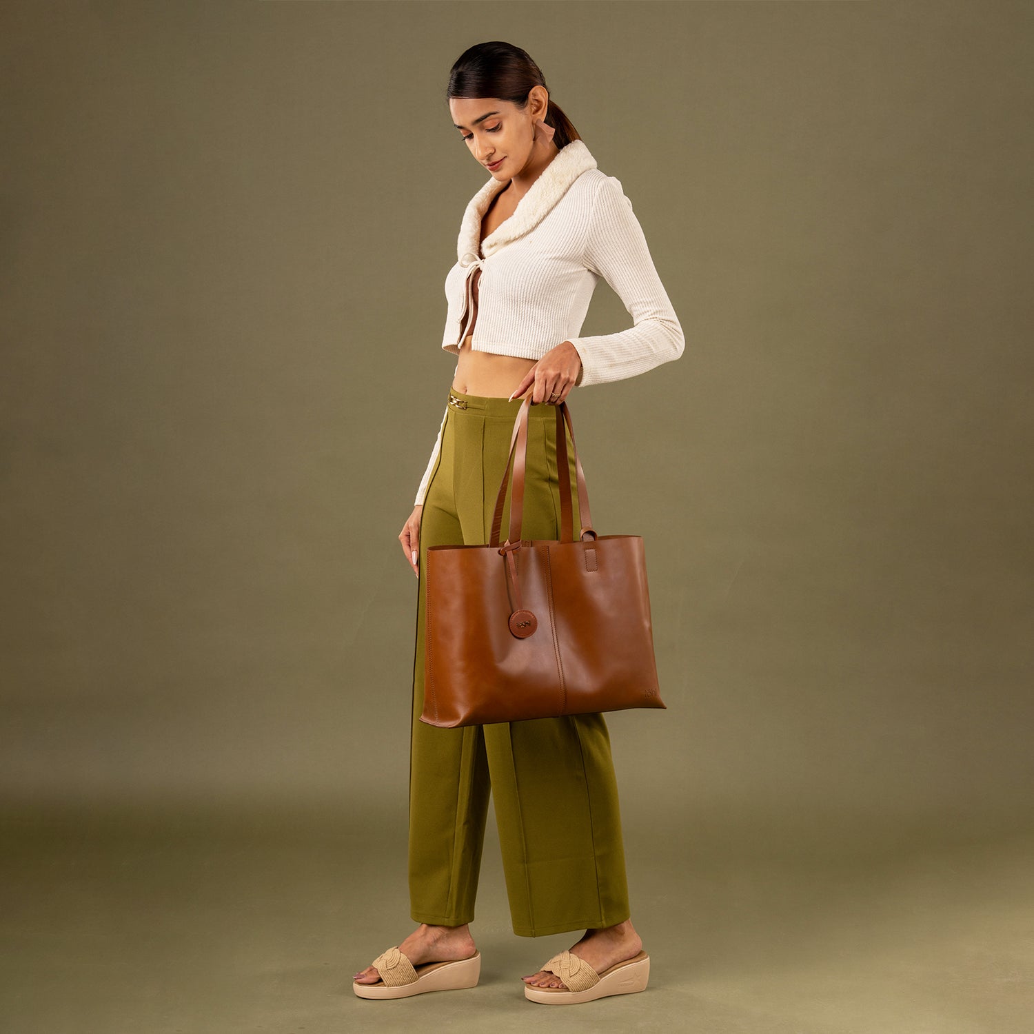 LANA WOMEN’S SHOPPER - TAN