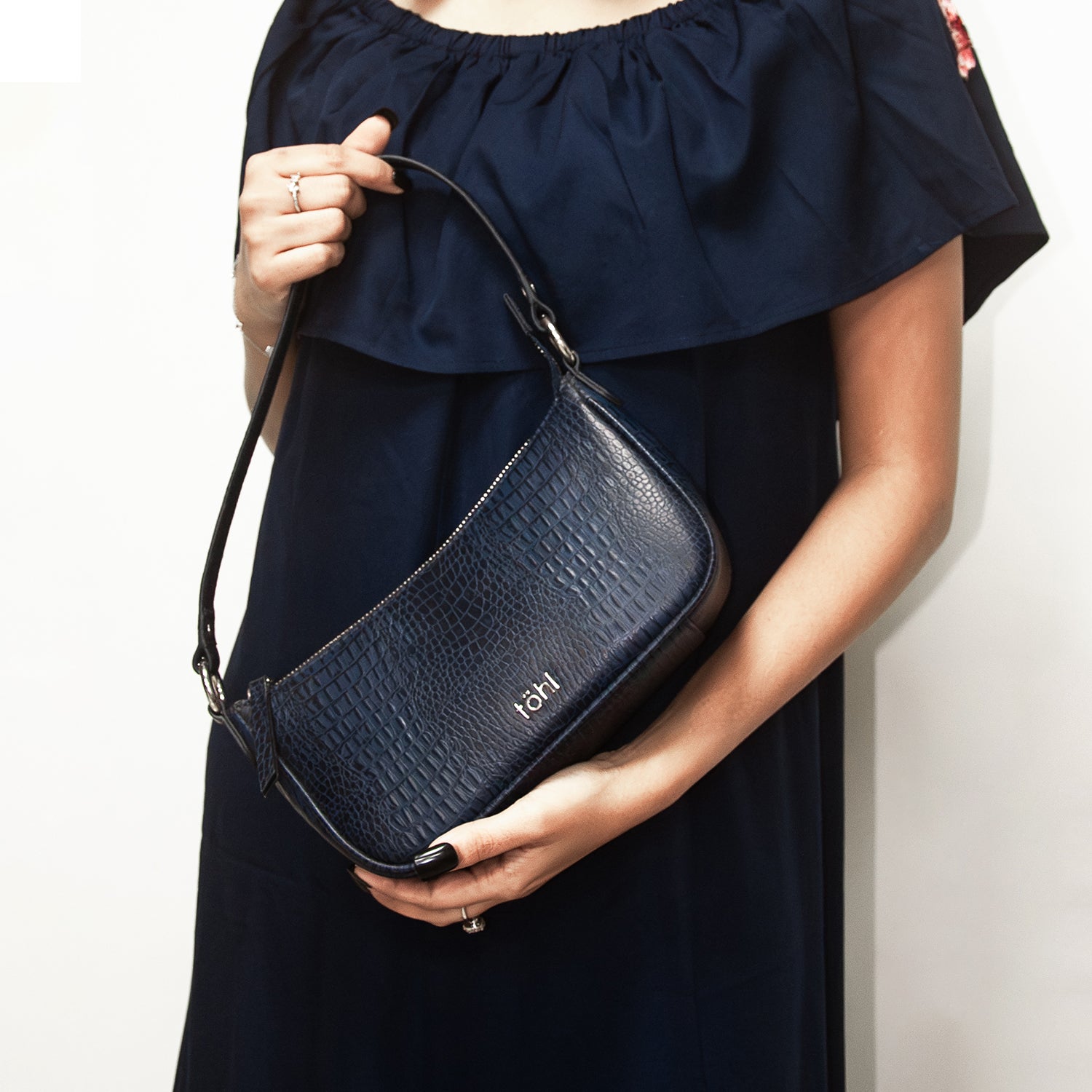 LAUREN WOMEN'S SHOULDER BAG - NAVY