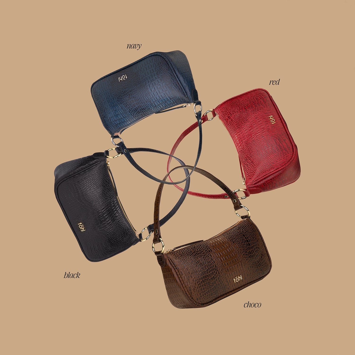 LAUREN WOMEN'S SHOULDER BAG - RED