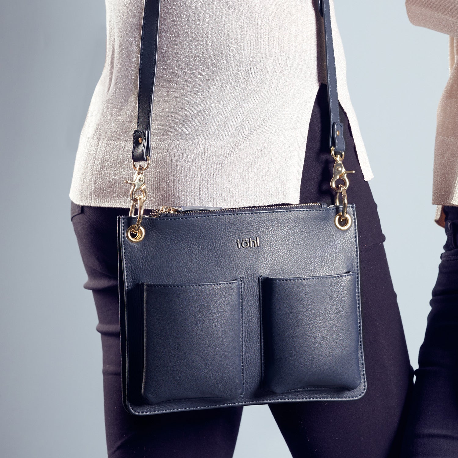 LENZEIN WOMEN'S SLING & CROSSBODY BAG - INDIGO BLUE