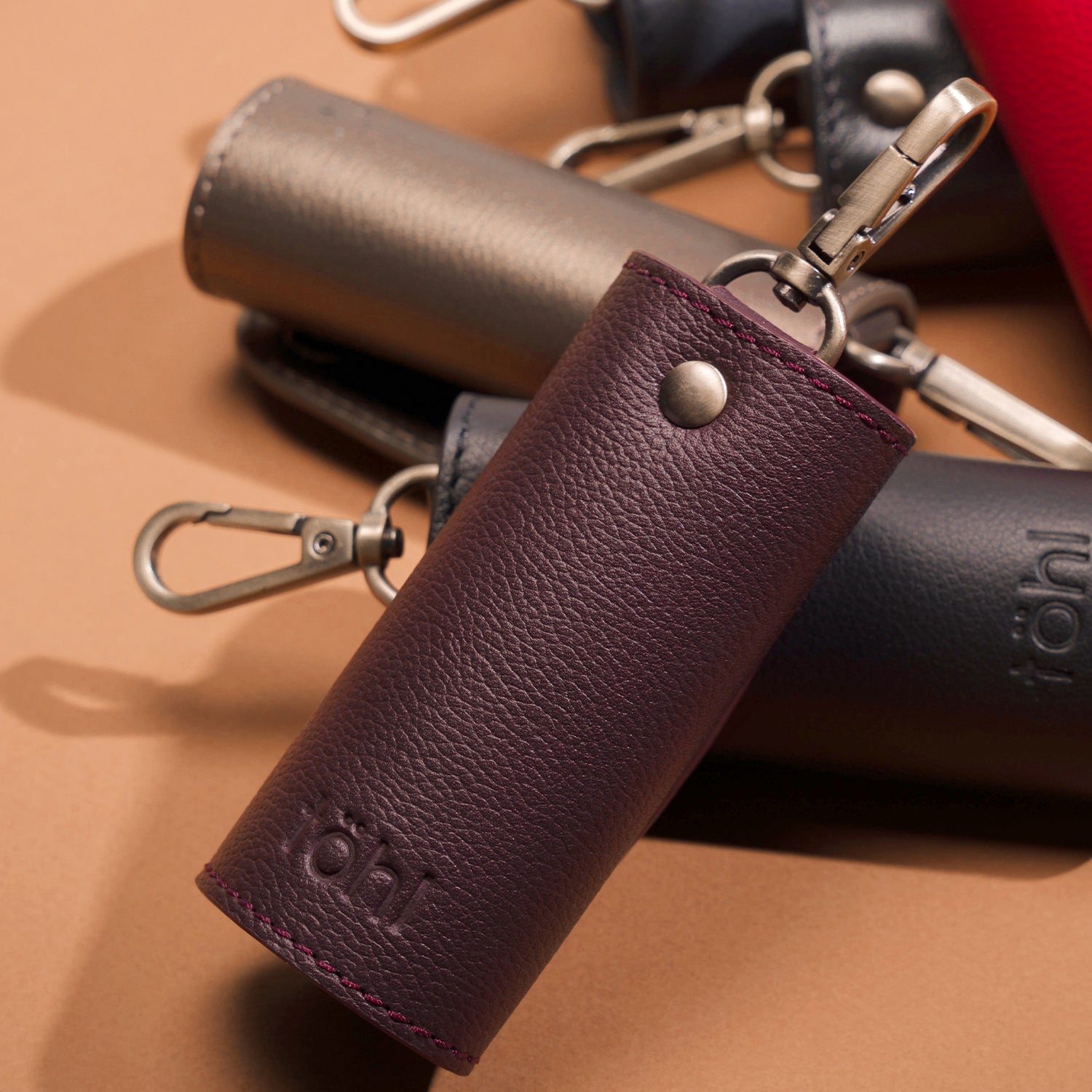 LUTON KEY HOLDER - PLUM