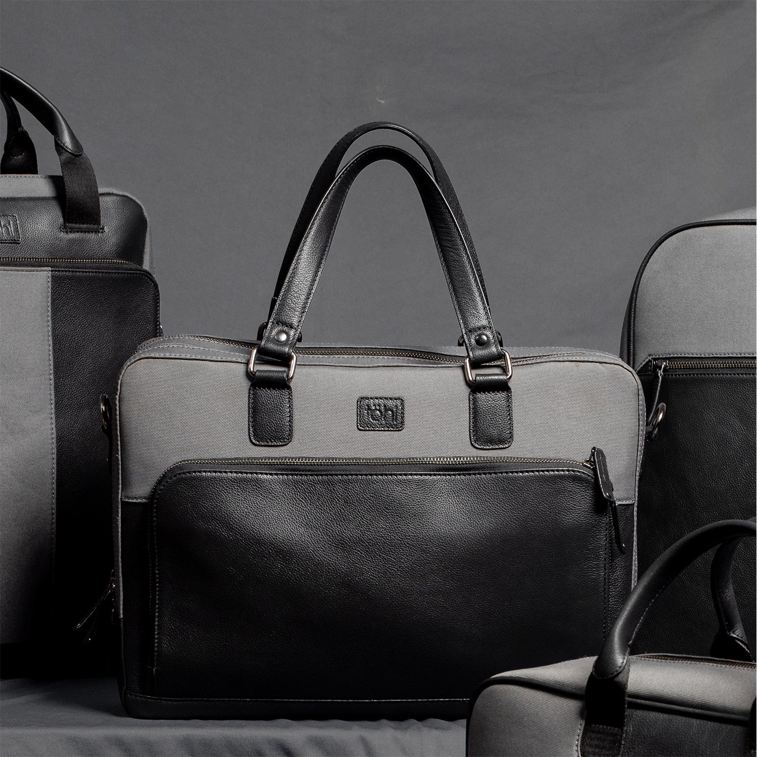 MAINE MEN'S WORKWEAR LAPTOP BAG - GREY