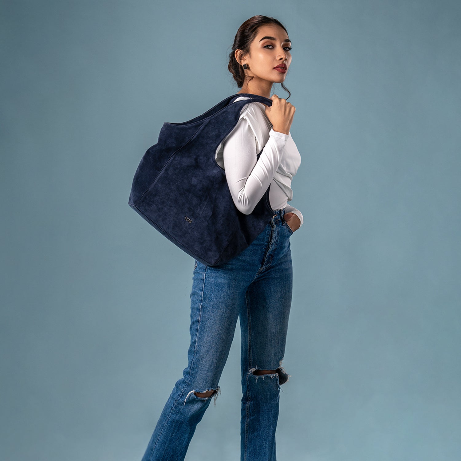 MANITOU WOMEN'S SHOULDER BAG - MARINE