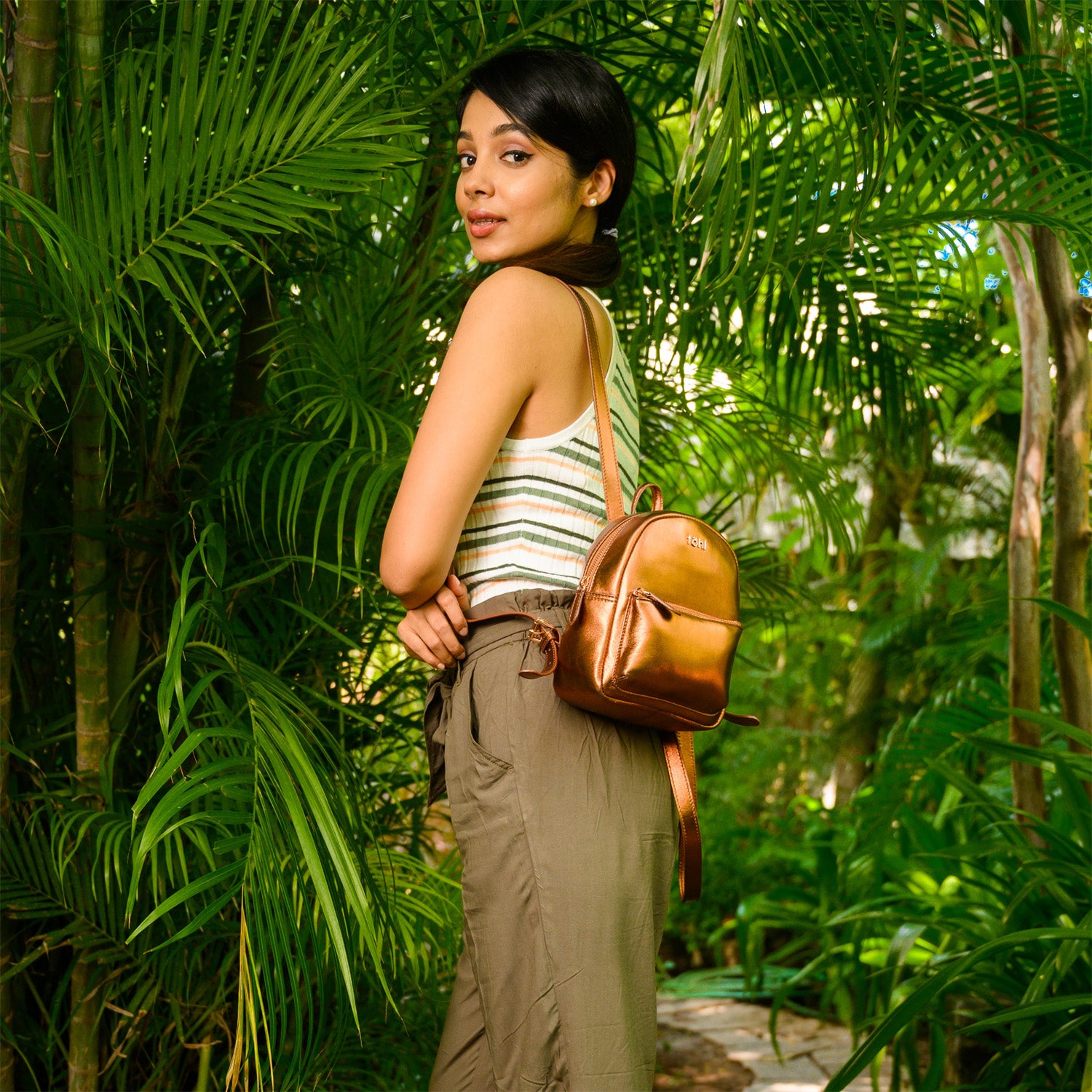 NEVERN WOMEN'S BACKPACK - CHOCO