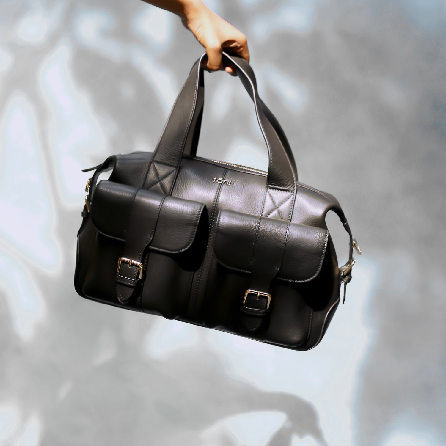 PEPYS WOMEN'S HANDBAG - CHARCOAL BLACK