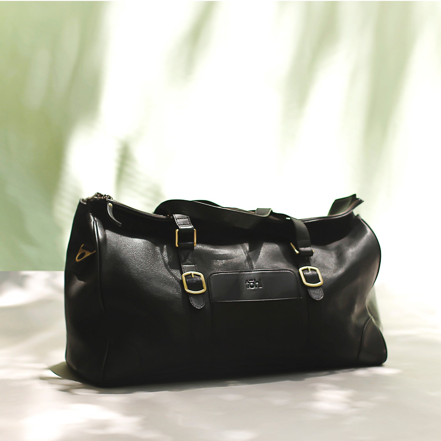 PONTE MEN'S DUFFLE BAG - CHARCOAL BLACK