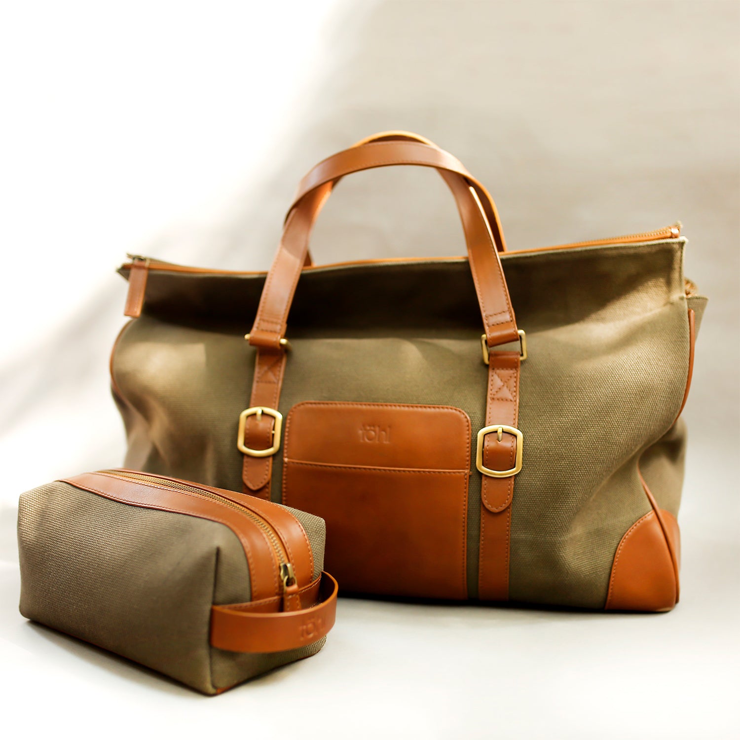 PONTE MEN'S DUFFLE BAG - OLIVE