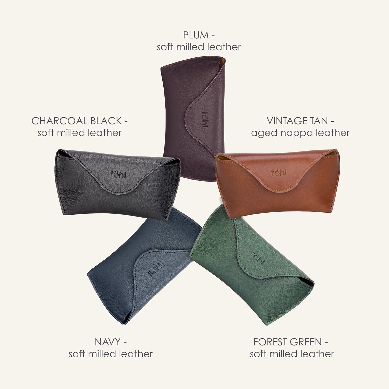 रीगा ग्लास कवर - विंटेज टैन