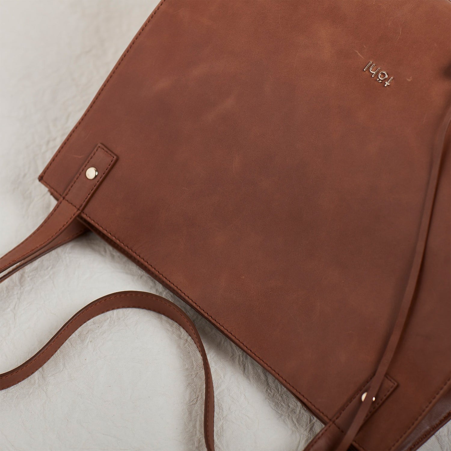 STANTON WOMEN'S TOTE BAG - VINTAGE TAN