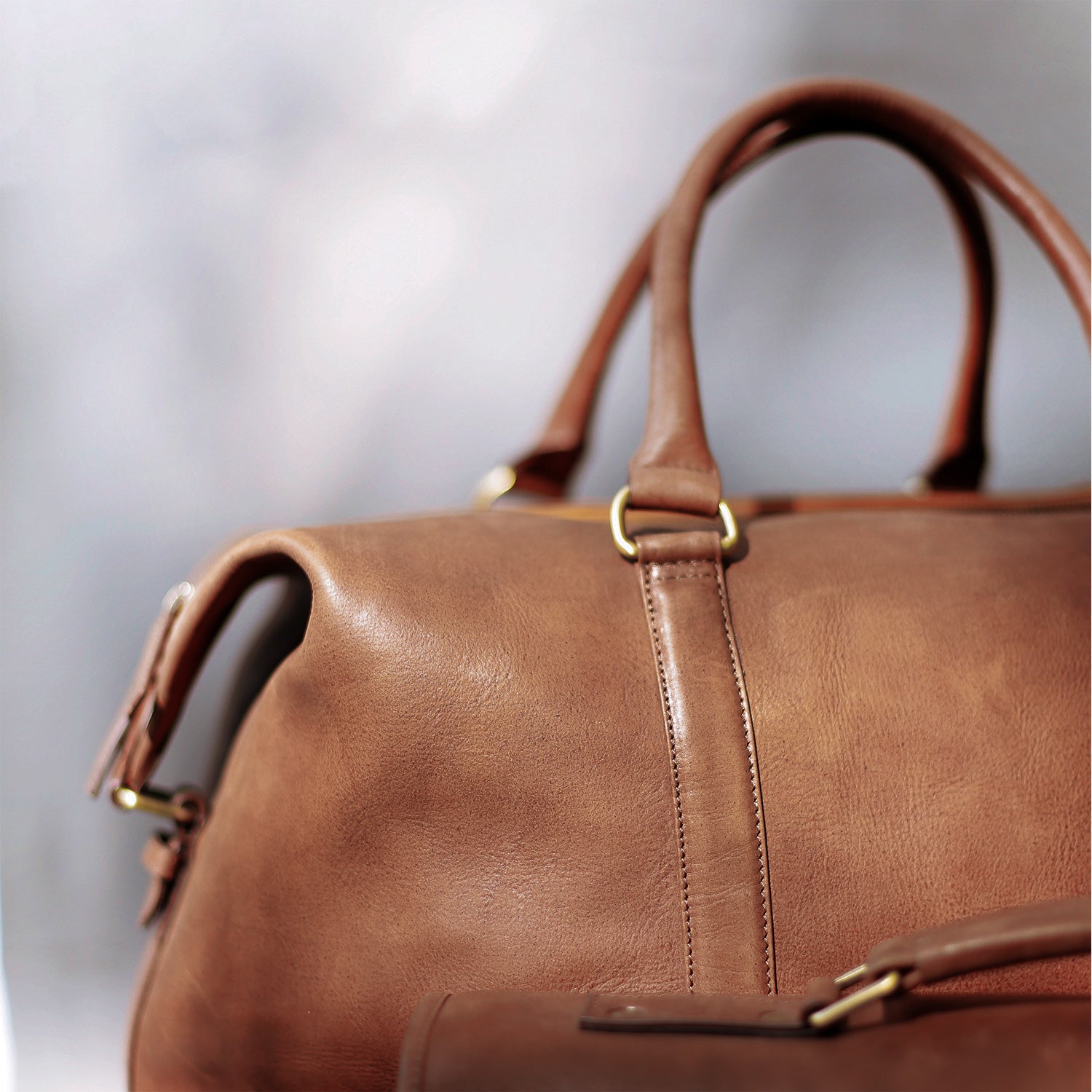 STRADA MEN'S DUFFLE BAG - VINTAGE TAN