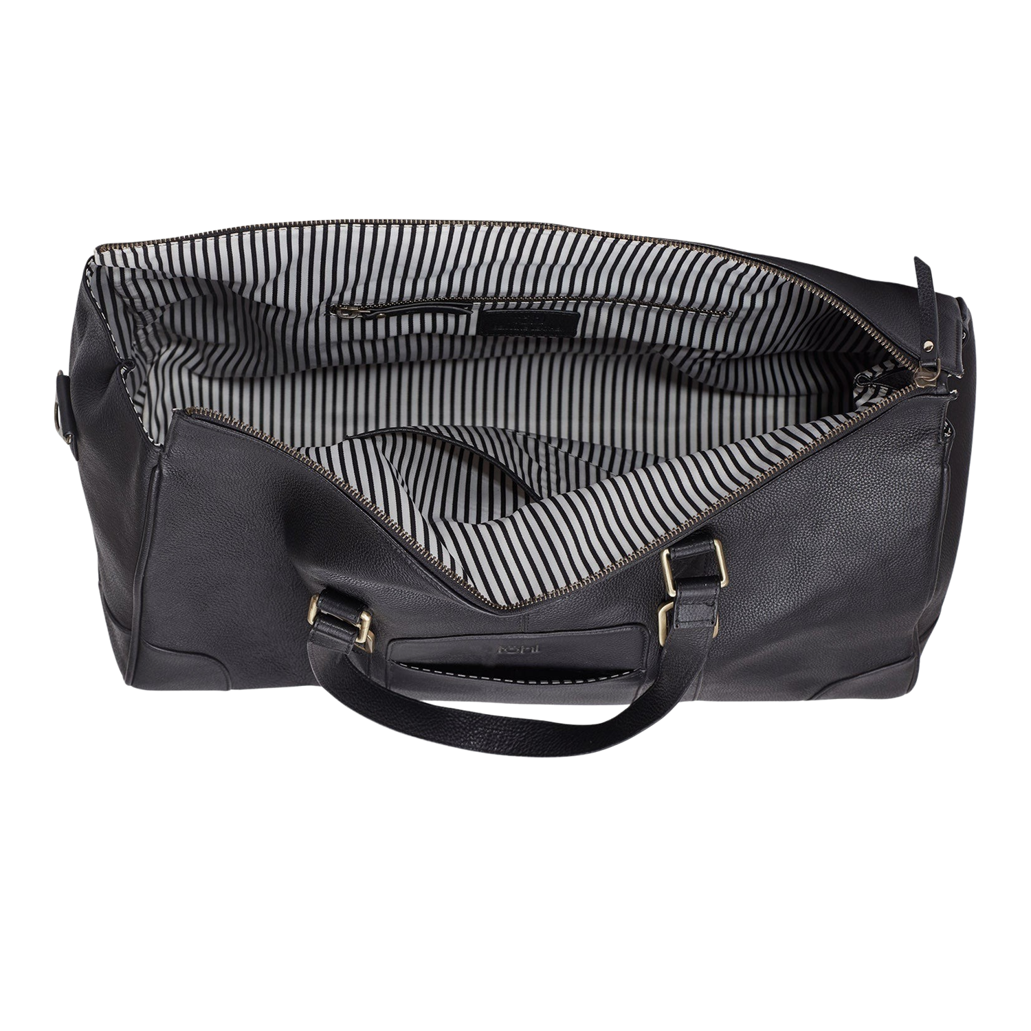 PONTE MEN'S DUFFLE BAG - CHARCOAL BLACK