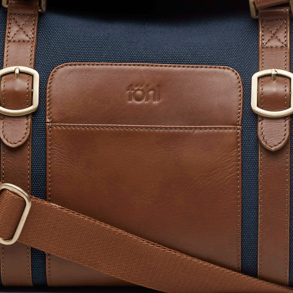 PONTE MEN'S DUFFLE BAG - NAVY
