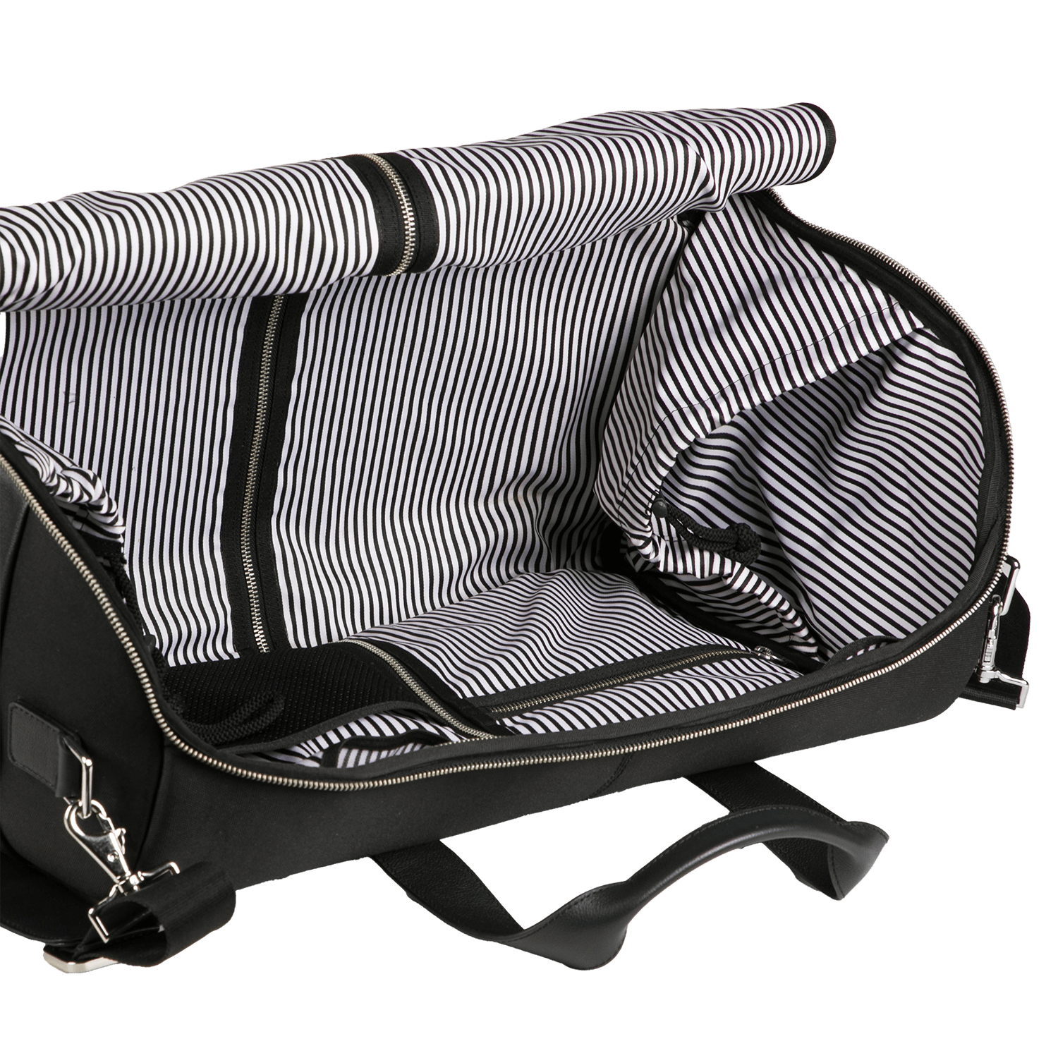 MARCEL MEN'S GARMENT DUFFLE BAG - BLACK V2