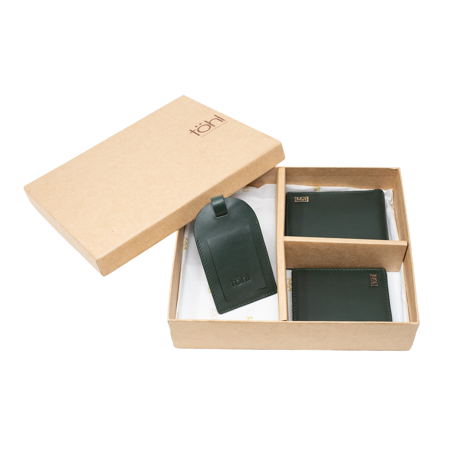 PALERMO MEN'S GIFT SET - FOREST GREEN