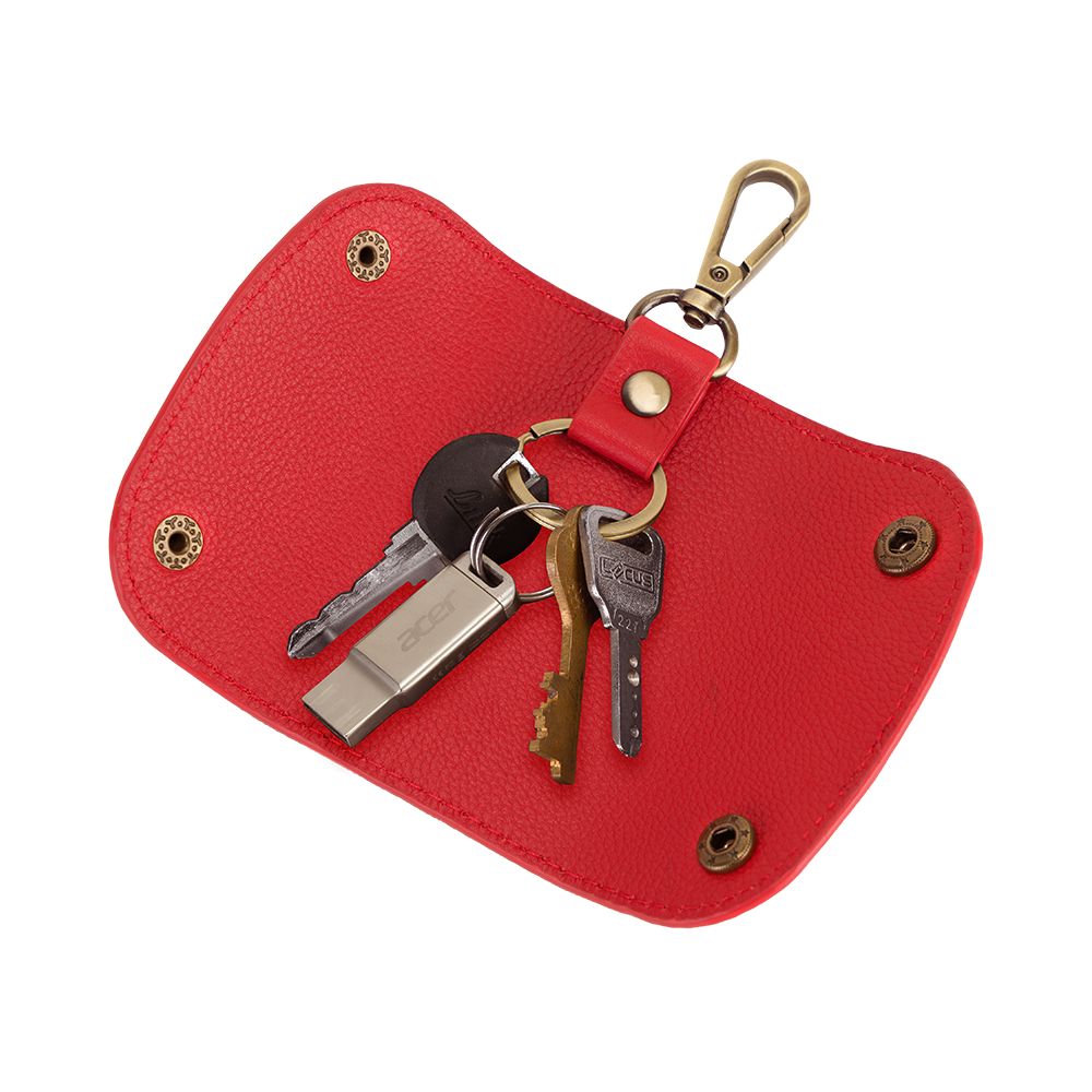 LUTON KEY HOLDER - SPICE RED