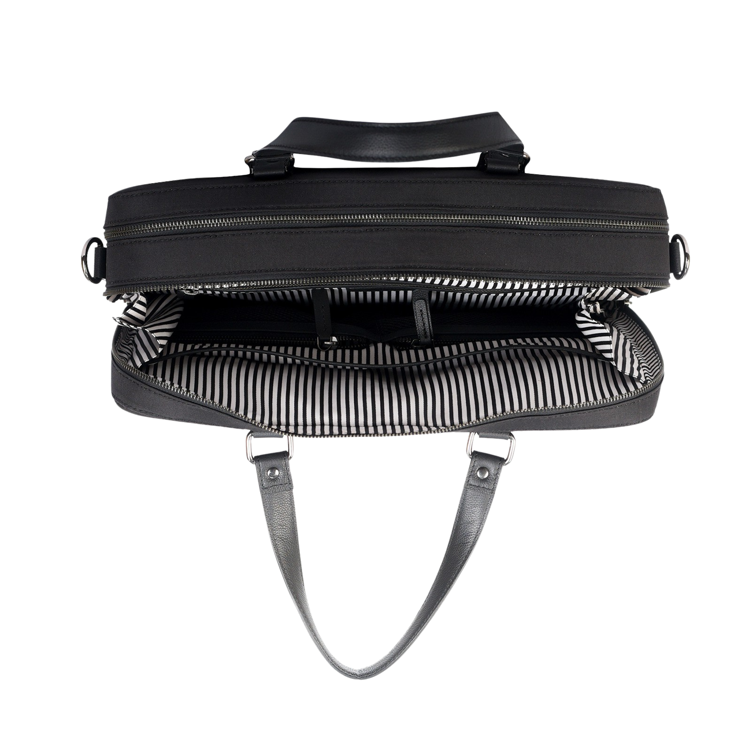 मेन पुरुषों का वर्कवियर लैपटॉप बैग - काला