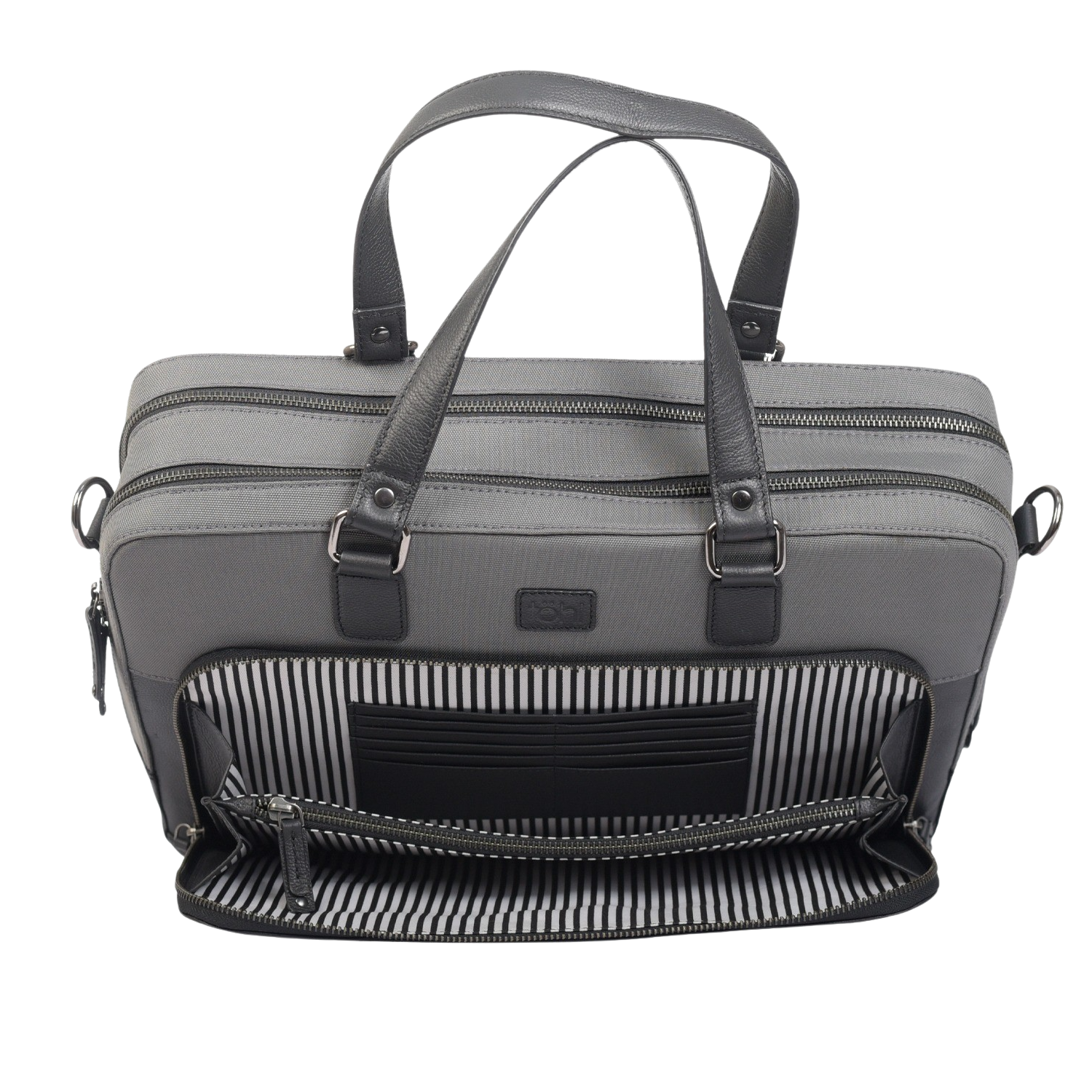 मेन पुरुषों का वर्कवियर लैपटॉप बैग - ग्रे