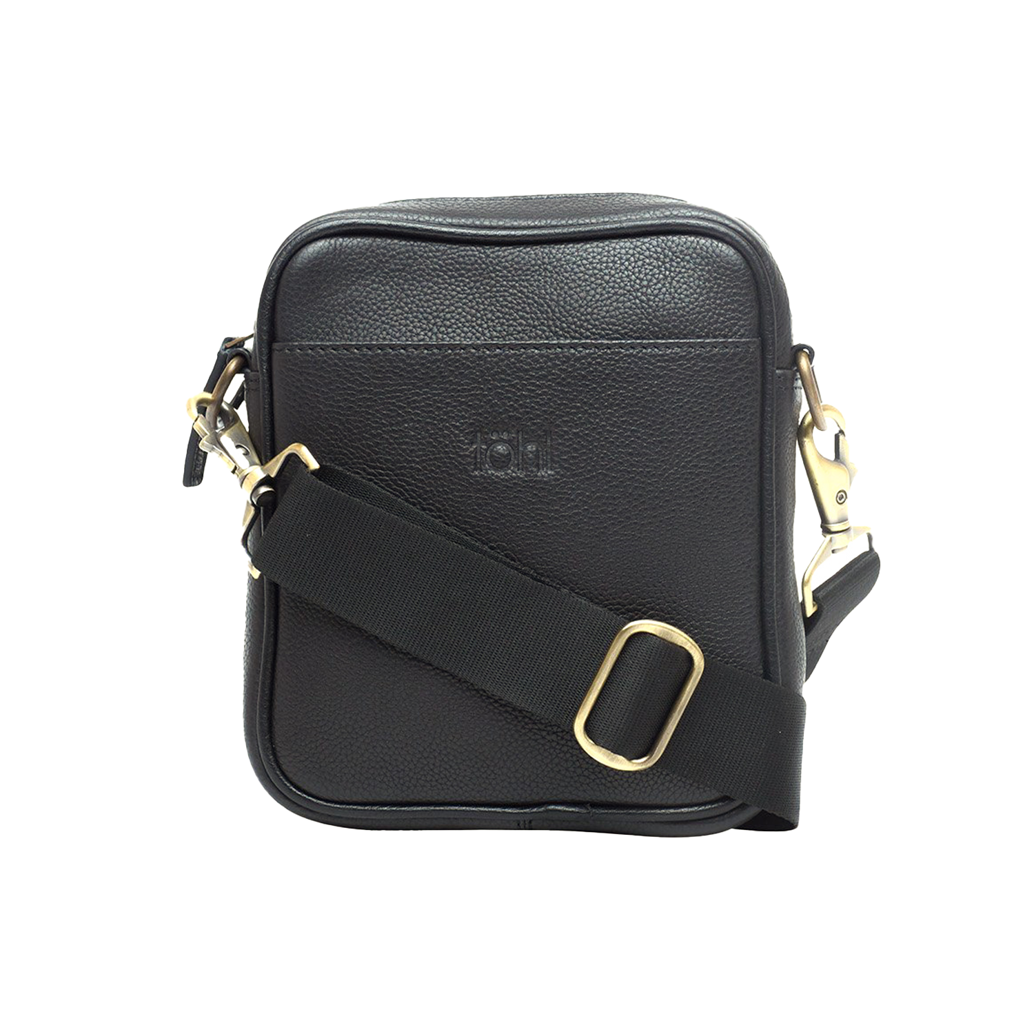 CALLE MEN'S CROSSBODY & MESSENGER BAG - CHARCOAL BLACK