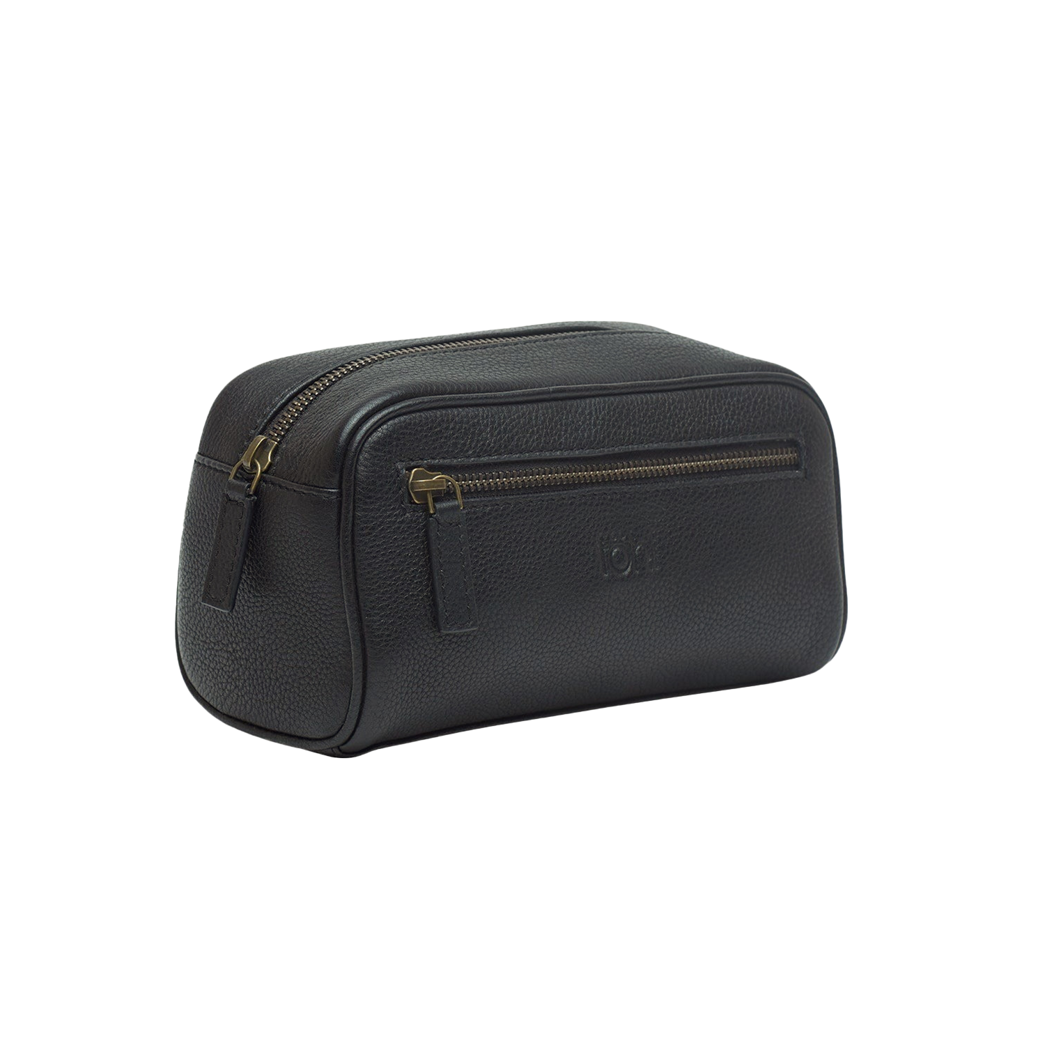 BOREL MEN'S TOILET KIT - CHARCOAL BLACK