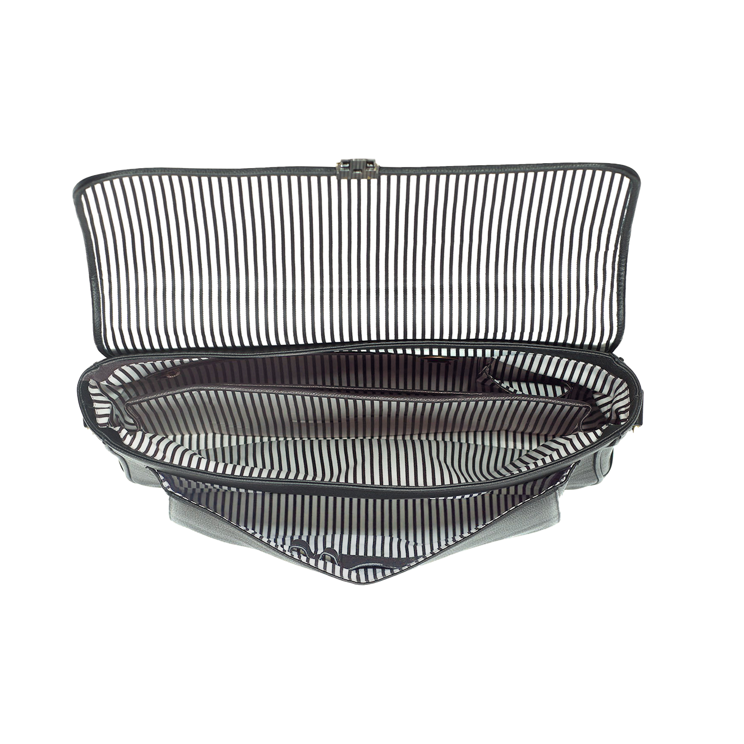 VARONA MEN'S VALISE & SATCHEL - CHARCOAL BLACK