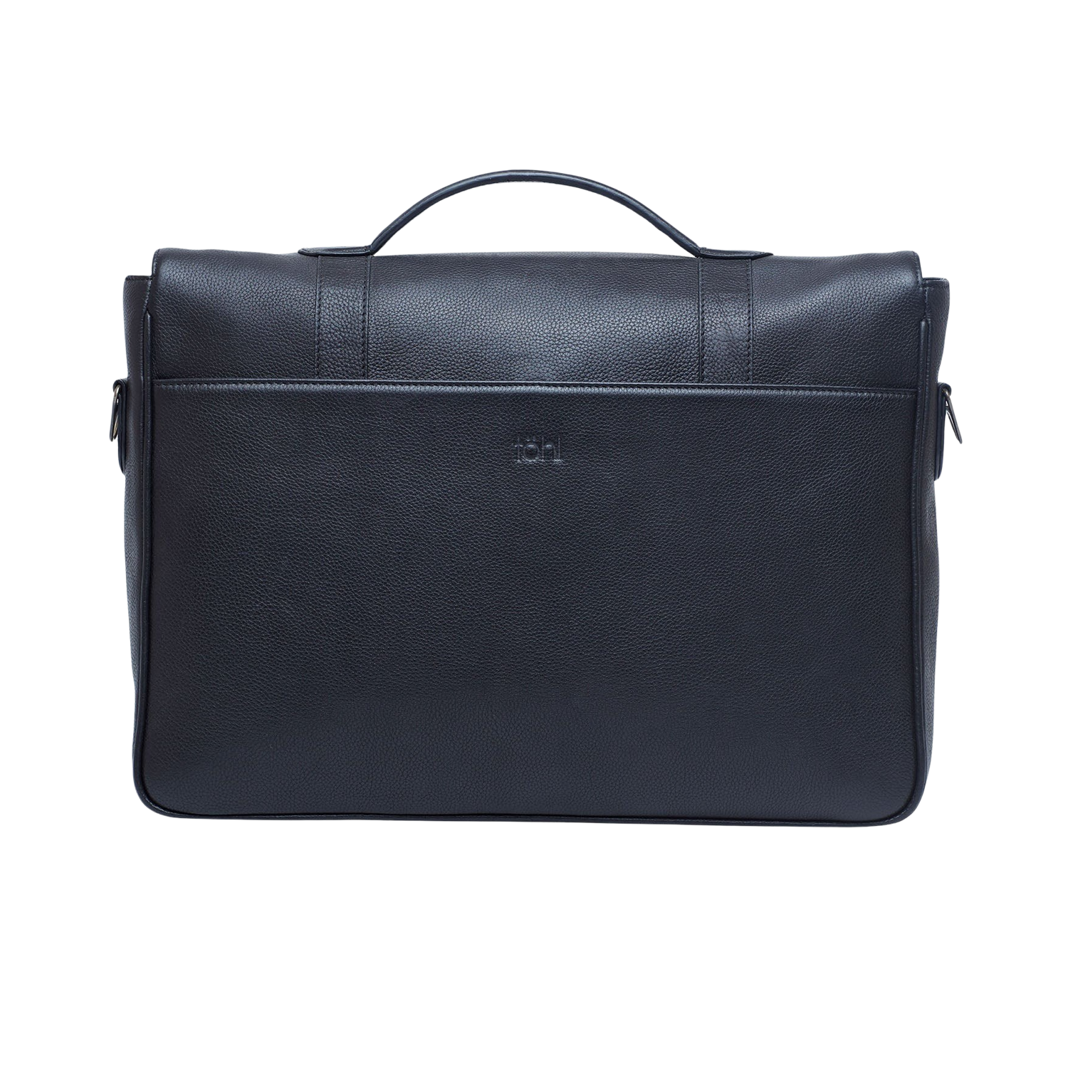 CUNEO MEN'S VALISE & SATCHEL - CHARCOAL BLACK