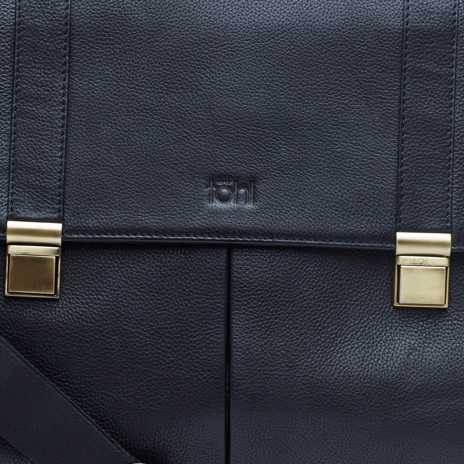 CUNEO MEN'S VALISE & SATCHEL - CHARCOAL BLACK