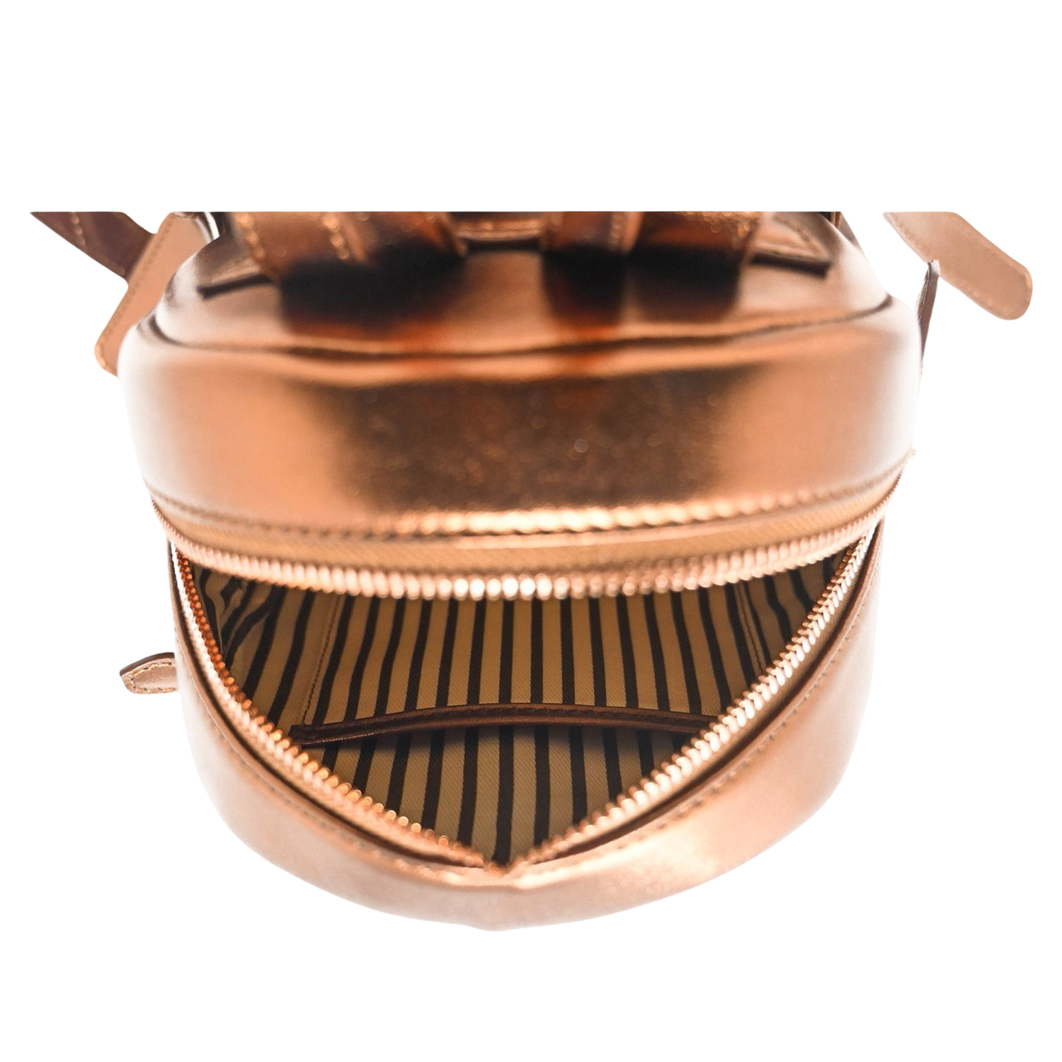 NEVERN WOMEN'S BACKPACK - METALLIC CHOCO