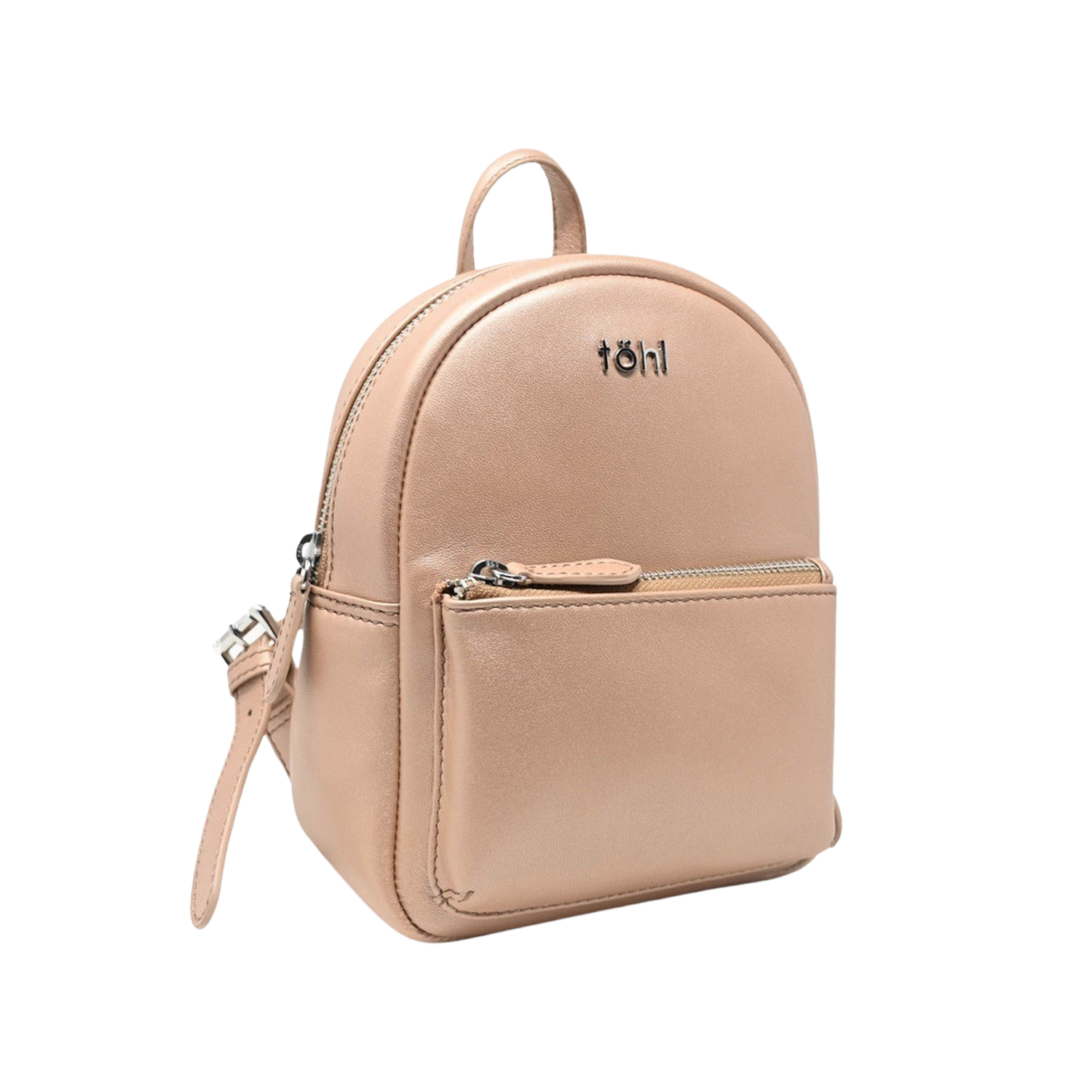 NEVERN WOMEN'S BACKPACK - METALLIC NUDE