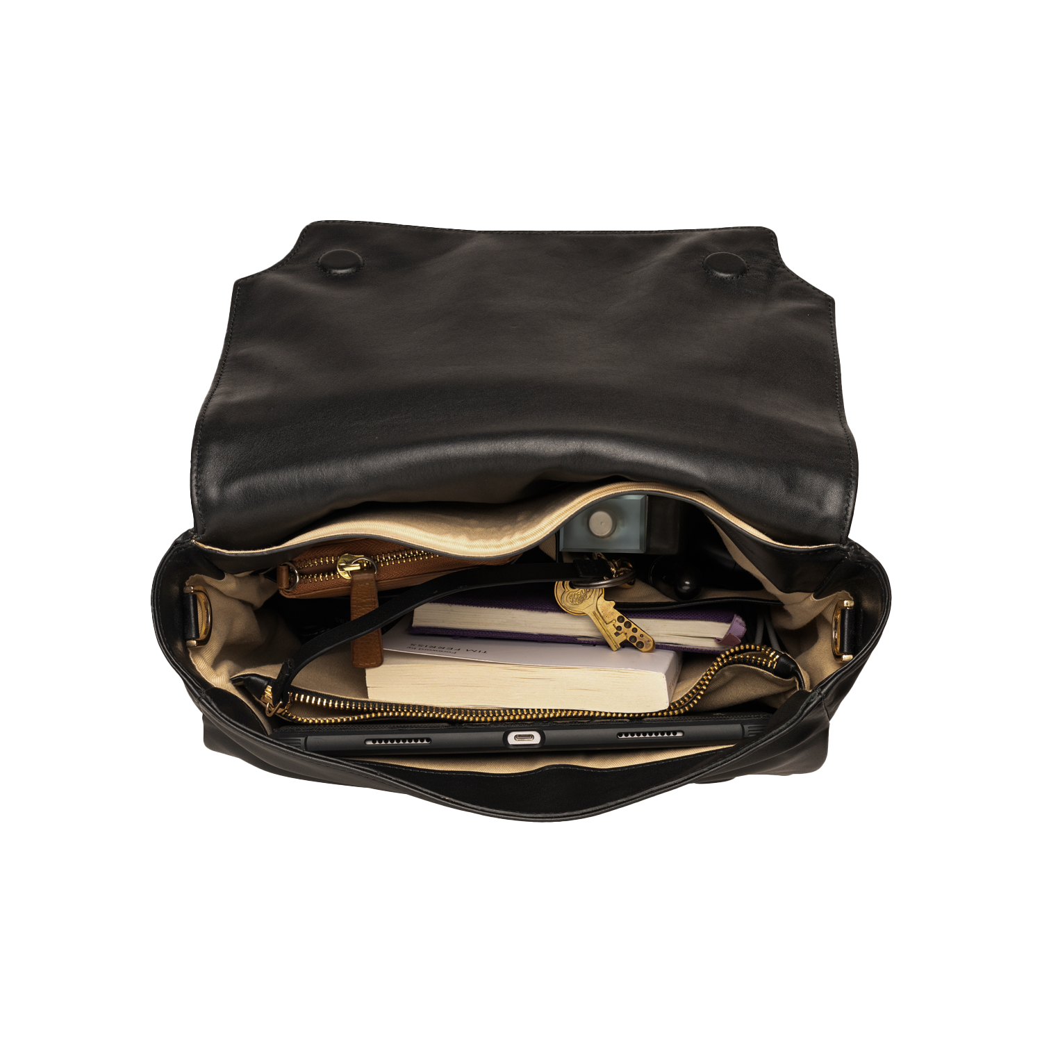 ANGELINA WOMEN'S BACKPACK - CHARCOL BLACK