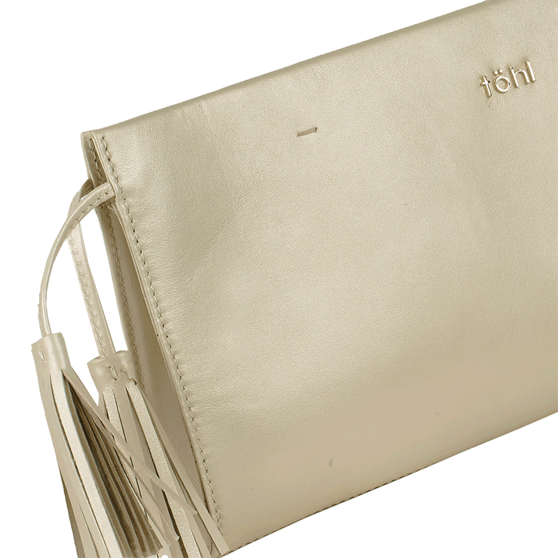 DEMI WOMEN'S CLUTCH - CHAMPAGNE PEARL