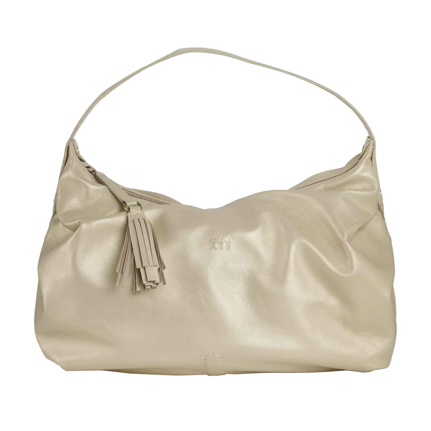 TINSLEY WOMEN'S SHOULDER BAGUETTE - CHAMPAGNE PEARL