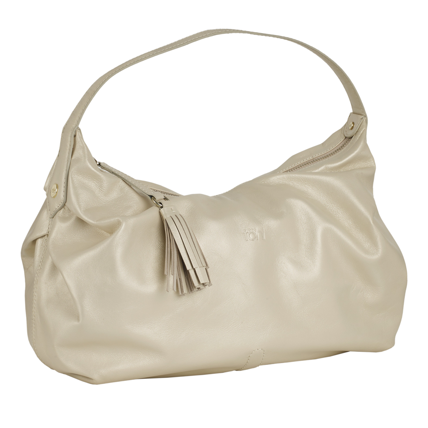 TINSLEY WOMEN'S SHOULDER BAGUETTE - CHAMPAGNE PEARL