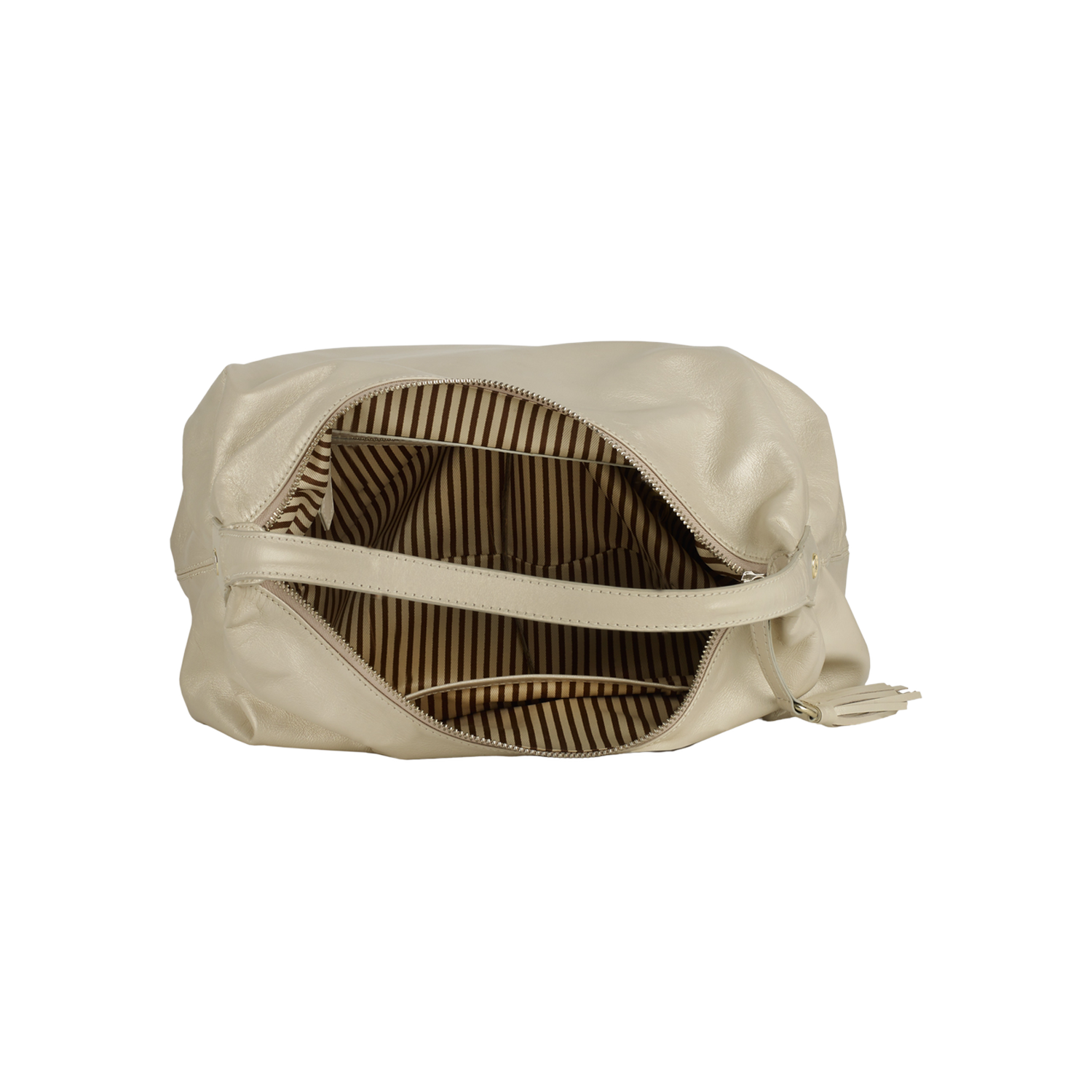 TINSLEY WOMEN'S SHOULDER BAGUETTE - CHAMPAGNE PEARL