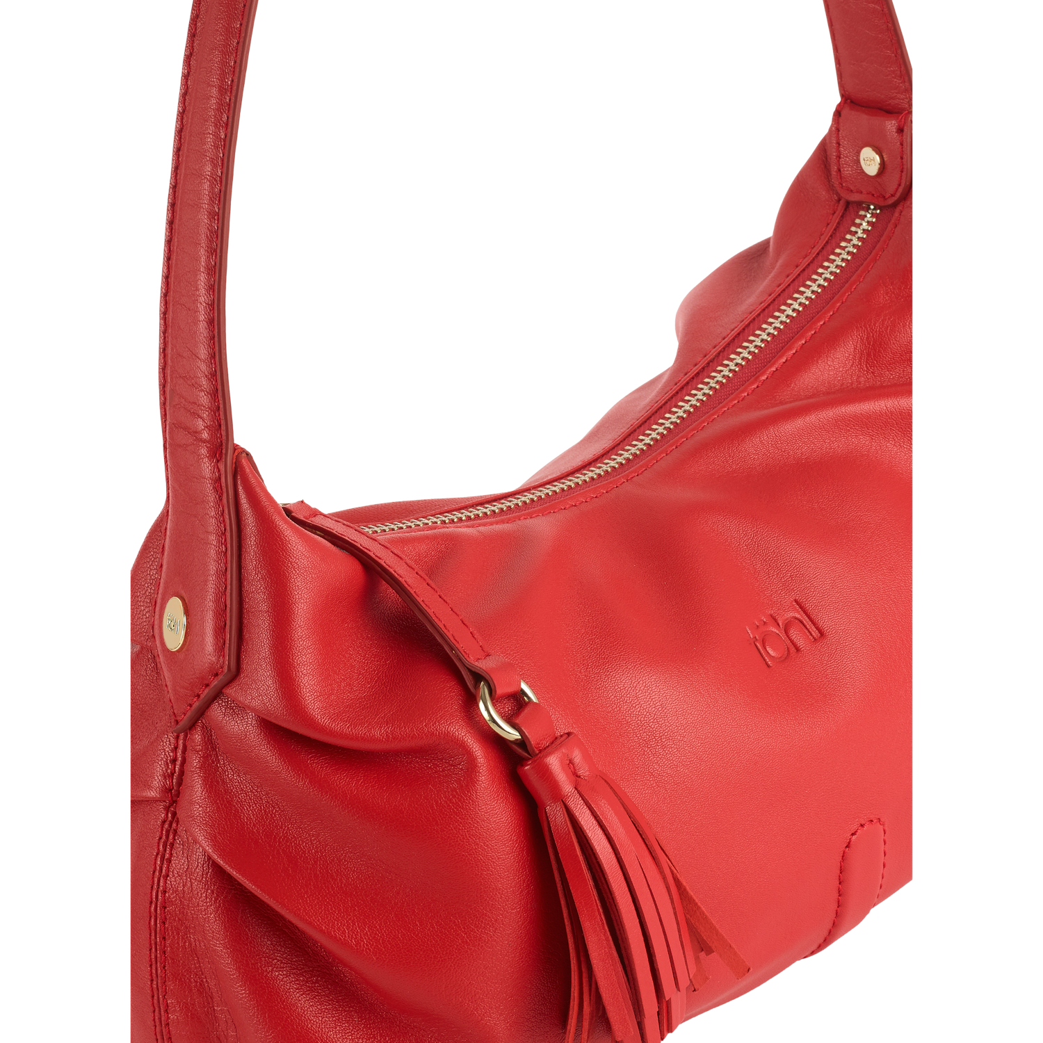 मारिसा महिलाओं का शोल्डर बैगेट - स्पाइस रेड