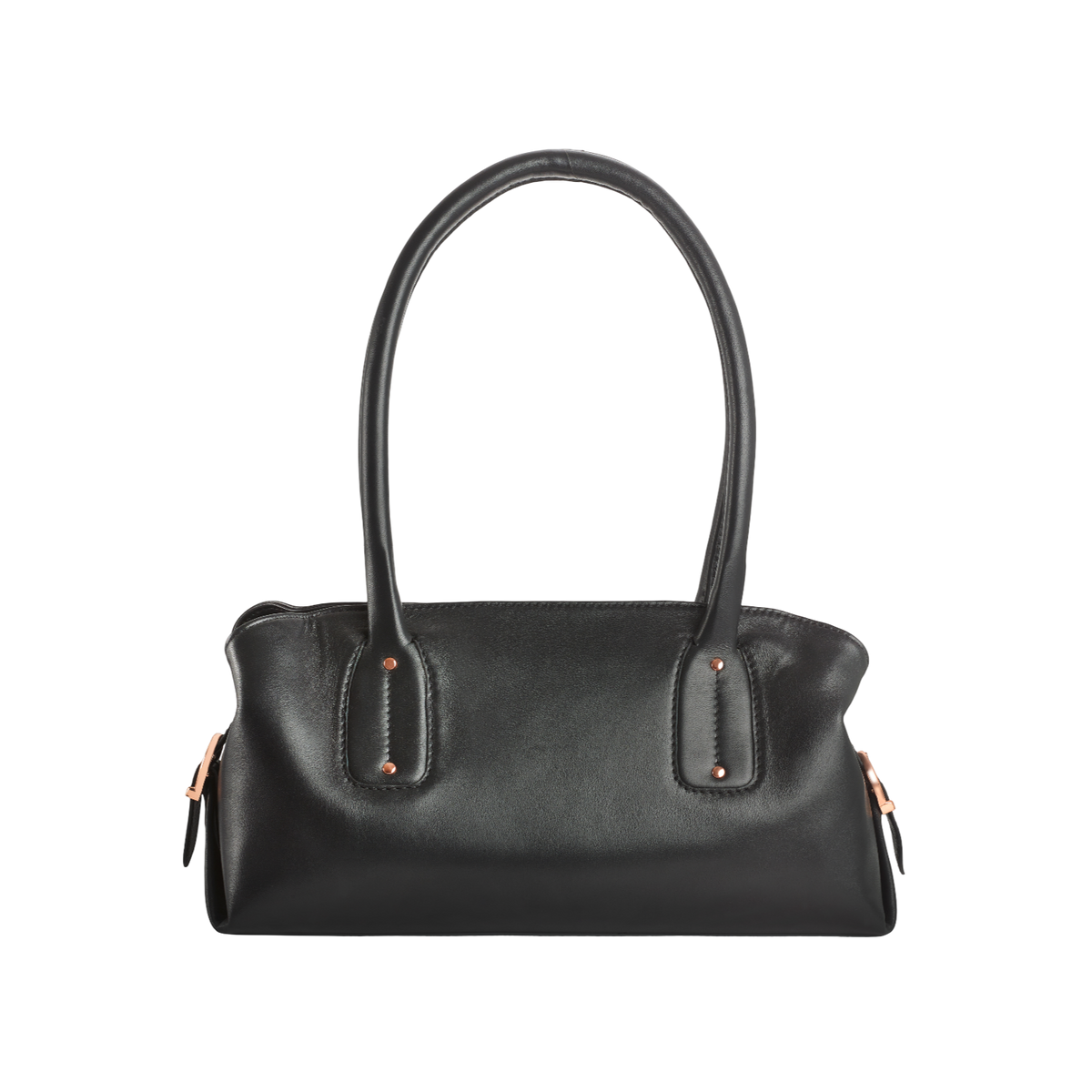 OLIVIA WOMEN'S BAGUETTE BAG - CHARCOAL BLACK