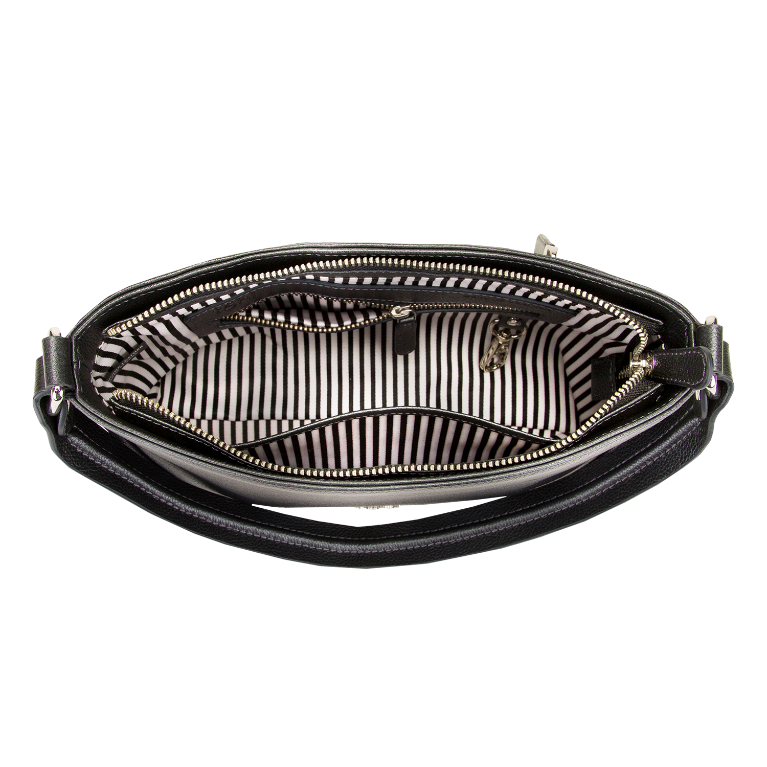 நிக்கோல் பெண்கள் தோள்பட்டை பக்கெட் - உலோக கார்பன்