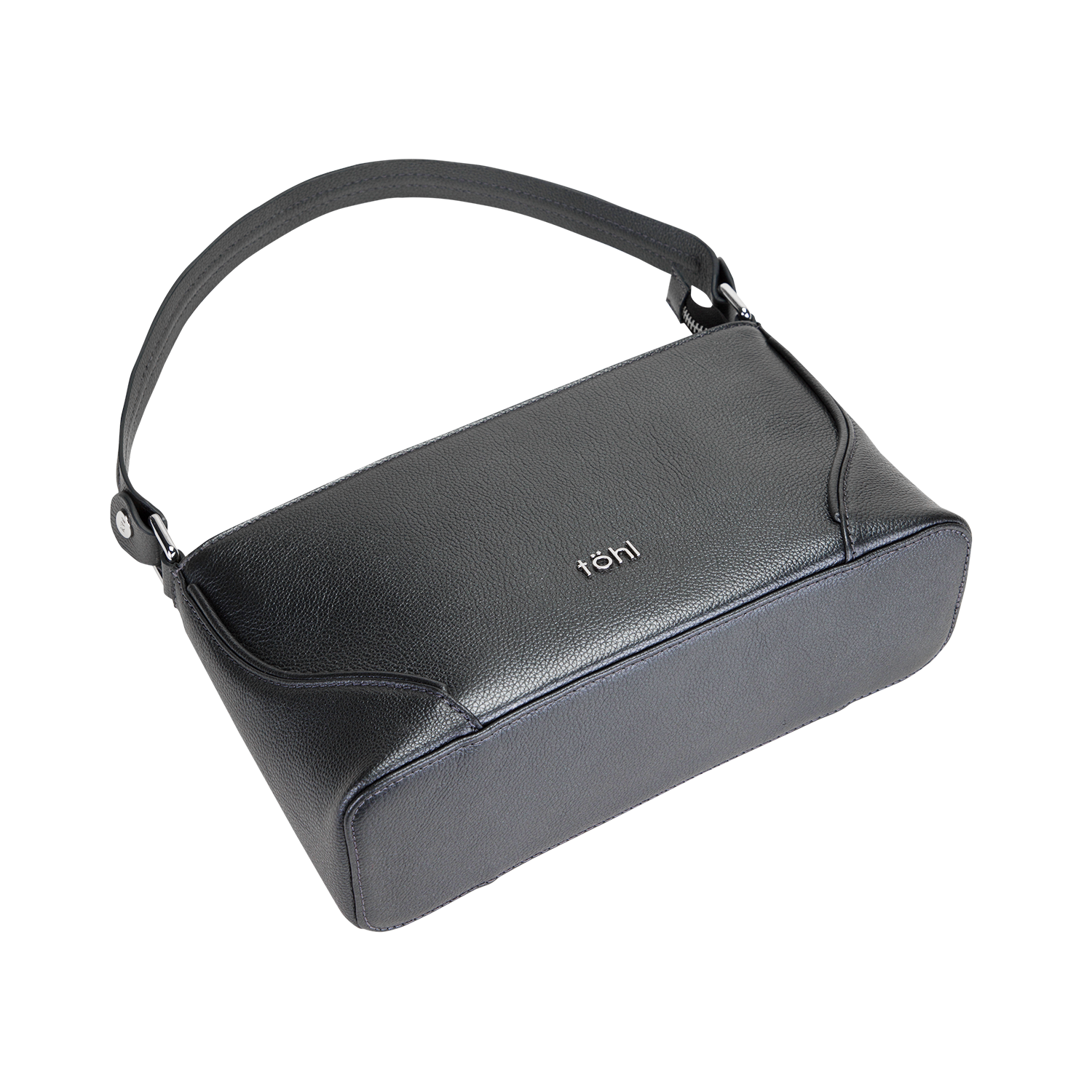 NICOLE WOMEN'S BAGUETTE BAG - METALLIC CARBON